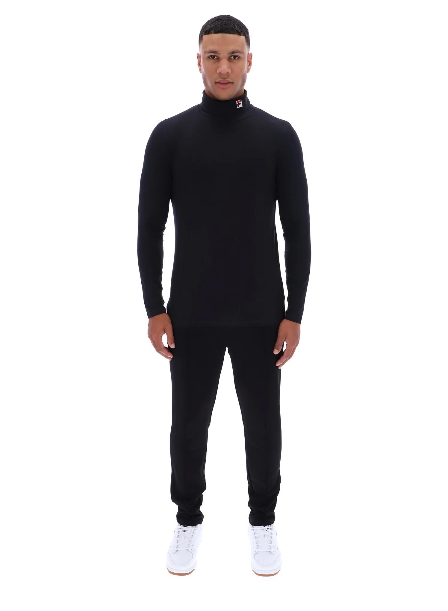 Black 19th Classic Roll Neck Sweater - Image 4