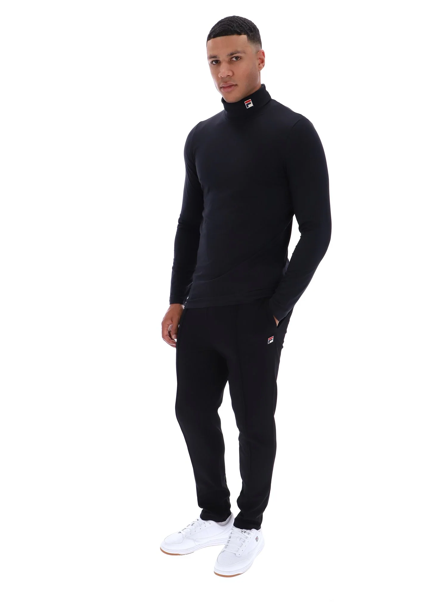 Black 19th Classic Roll Neck Sweater - Image 8