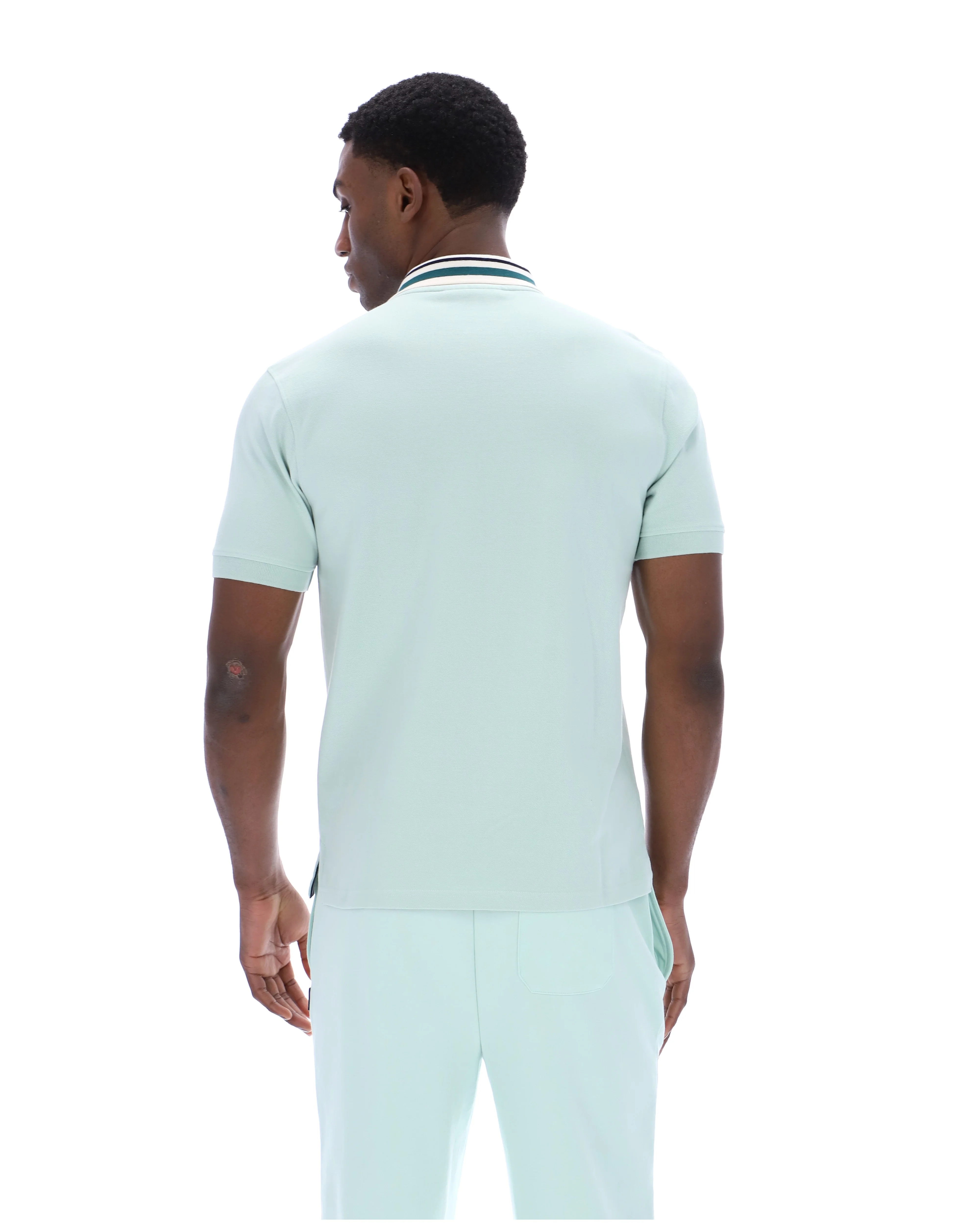 Surf Spray Achille Heritage Tape Basic Polo - Image 8