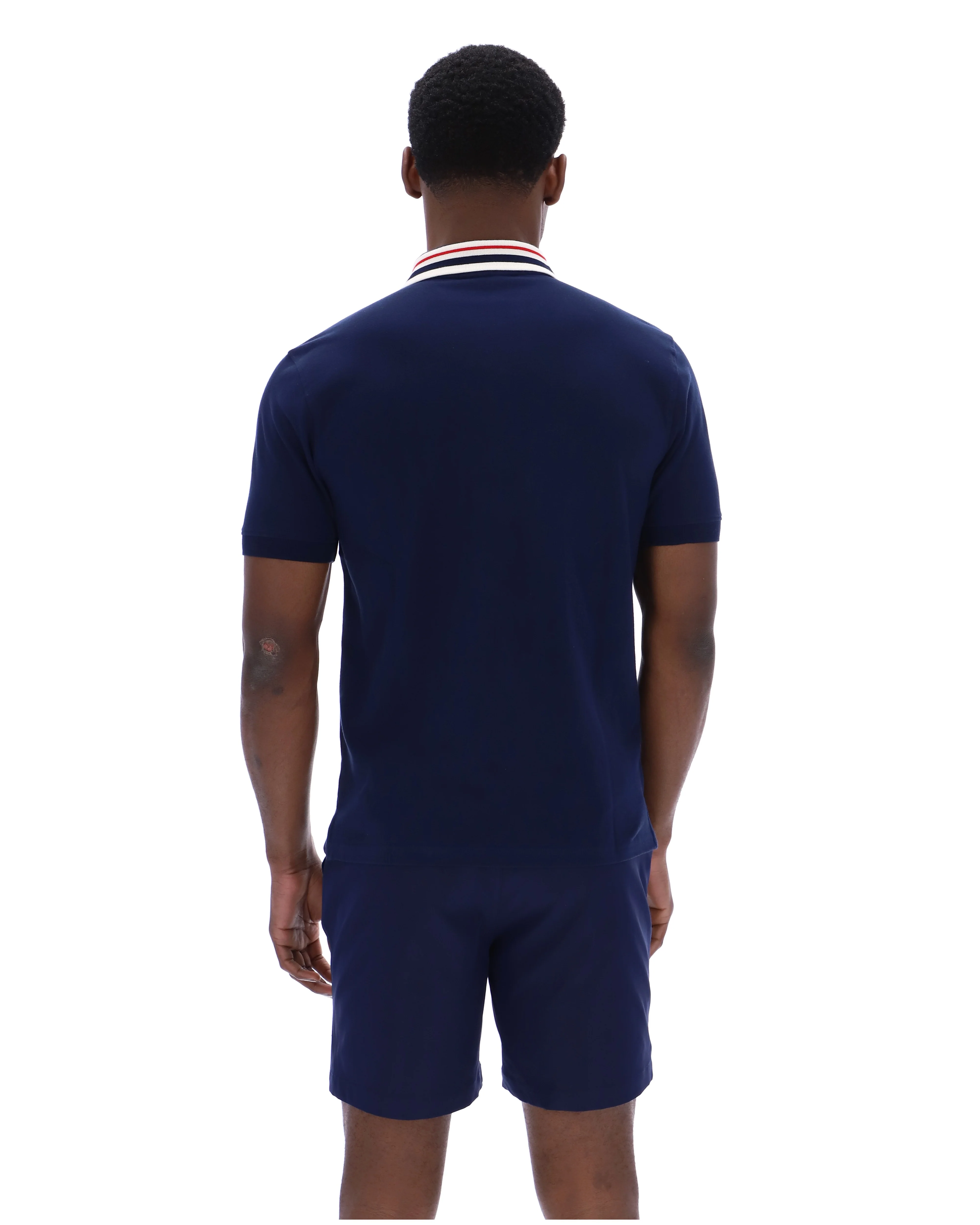 Fila Navy Achille Heritage Tape Basic Polo - Image 8