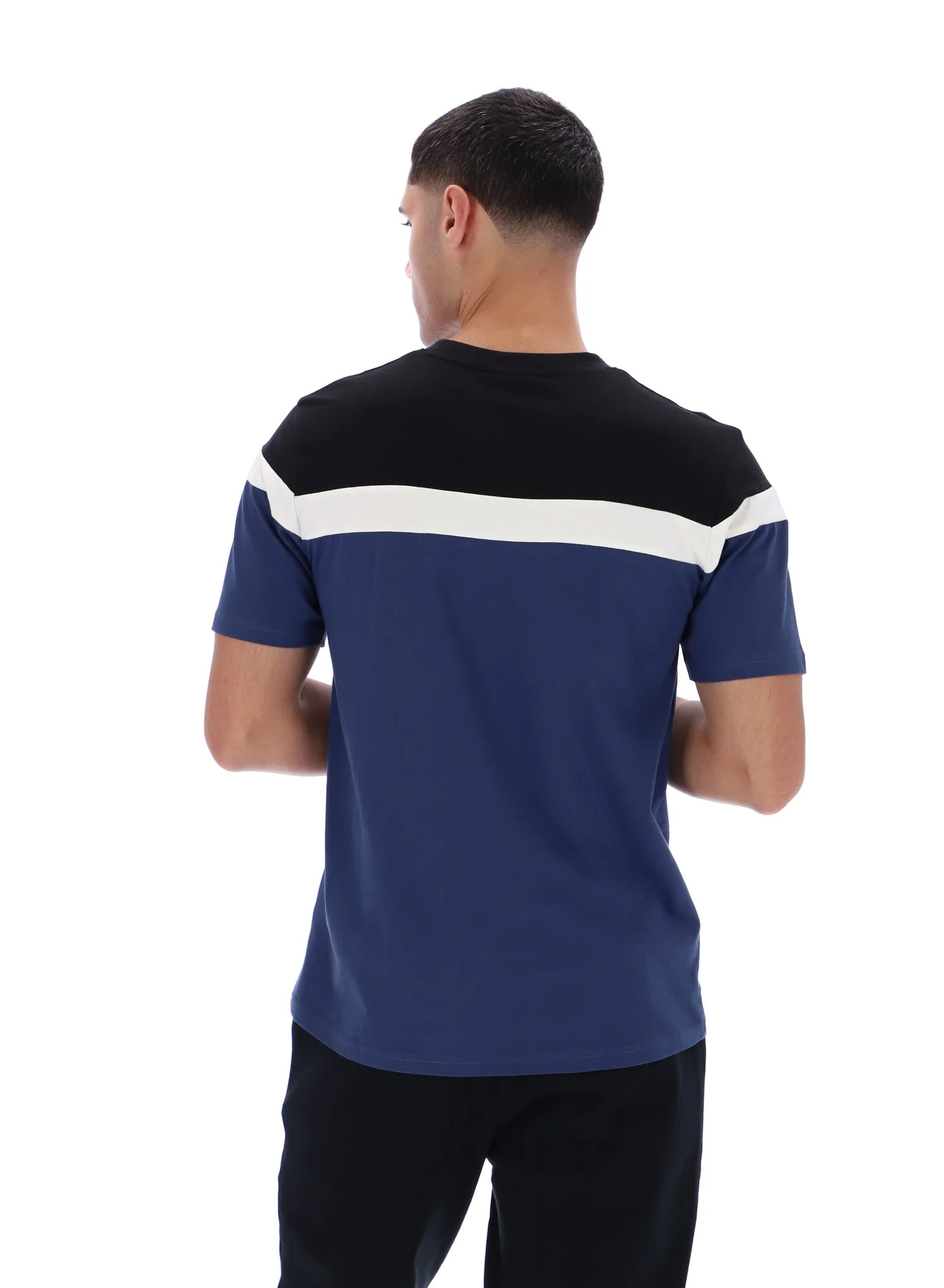 Fila Navy Aiden Cut and Sew T-Shirt - Image 8
