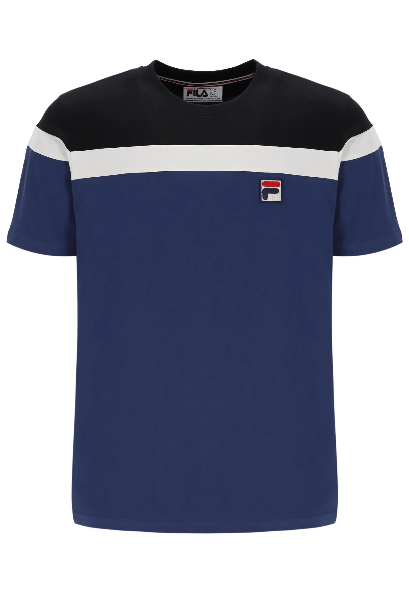 Fila Navy Aiden Cut and Sew T-Shirt - Image 9