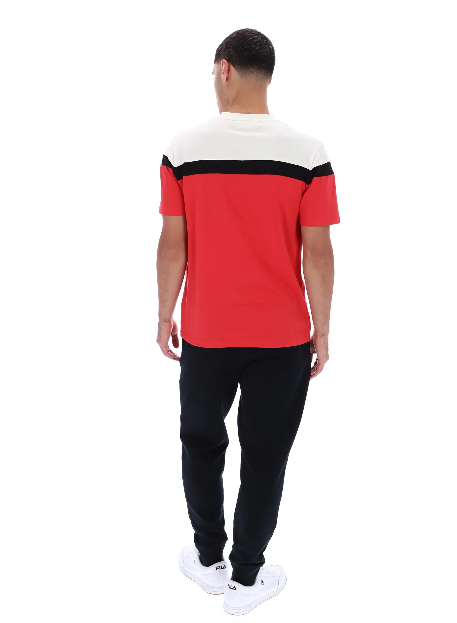 Fila Red Aiden Cut and Sew T-Shirt - Image 6