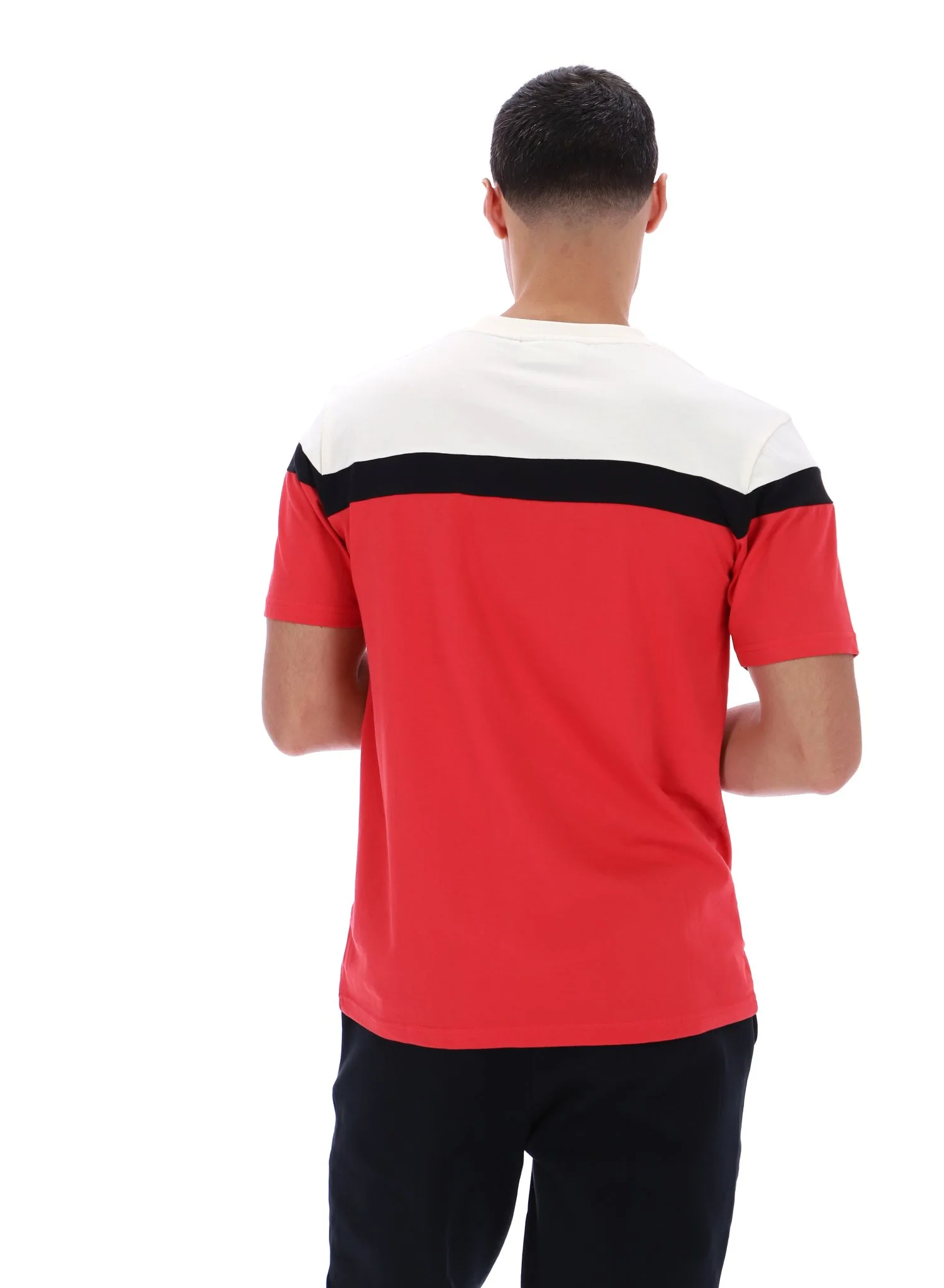 Fila Red Aiden Cut and Sew T-Shirt - Image 8