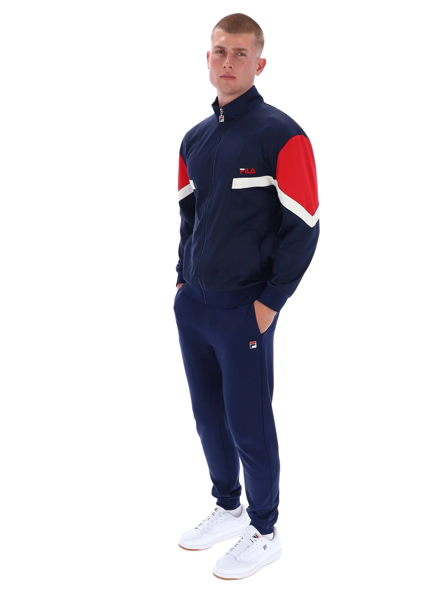 Fila Navy Albarn Archive Inspired Track Top - Image 8