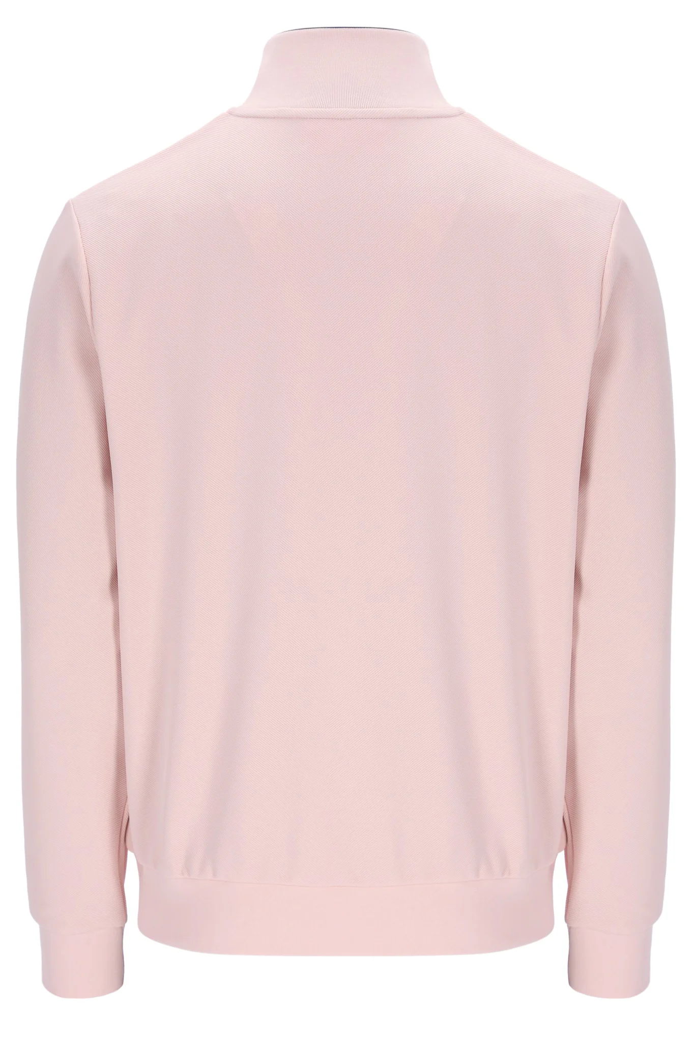 Pale Pink Armando Contrasting Piping Track Top - Image 9