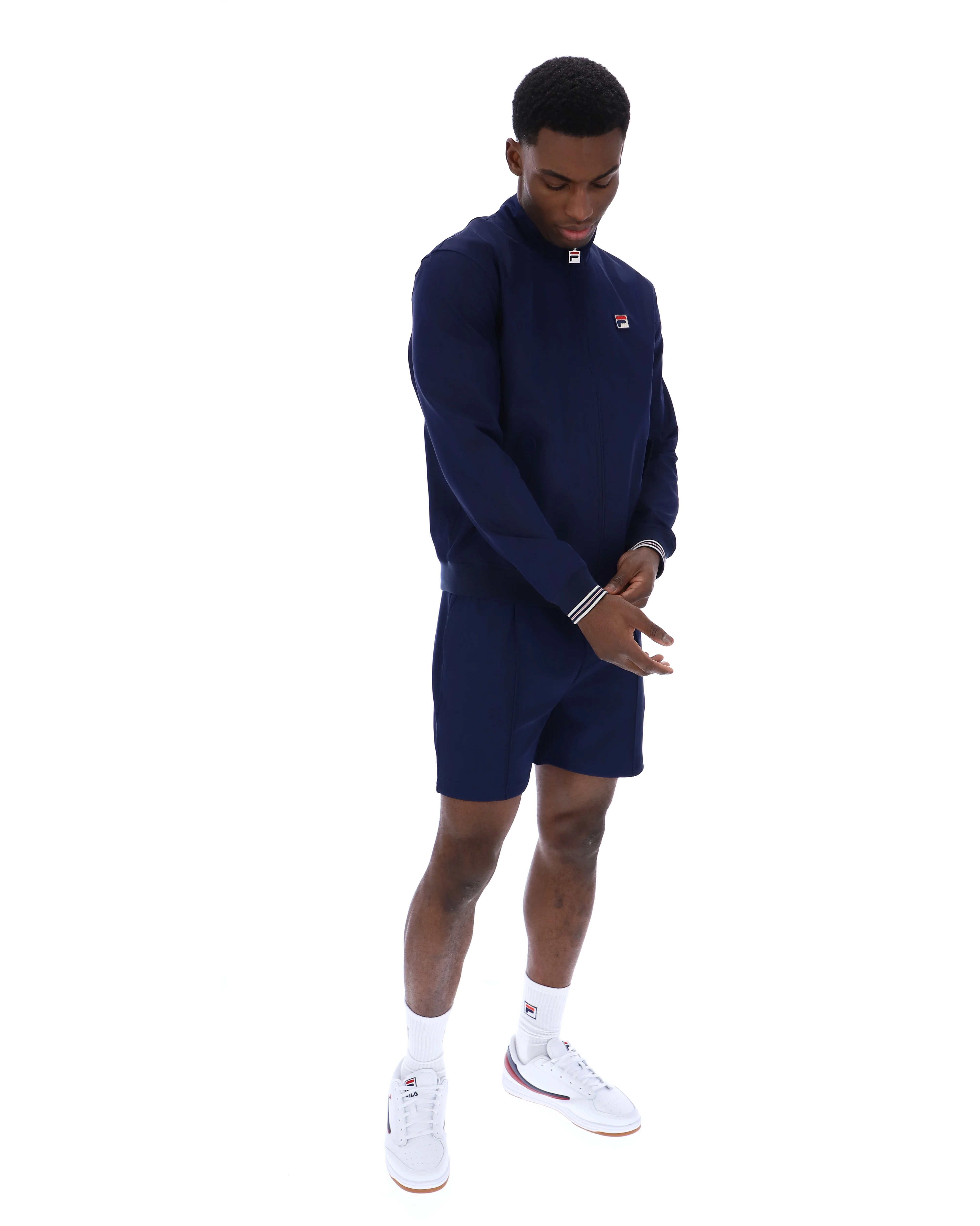 Fila Navy Arturo Coach Jacket - Image 3
