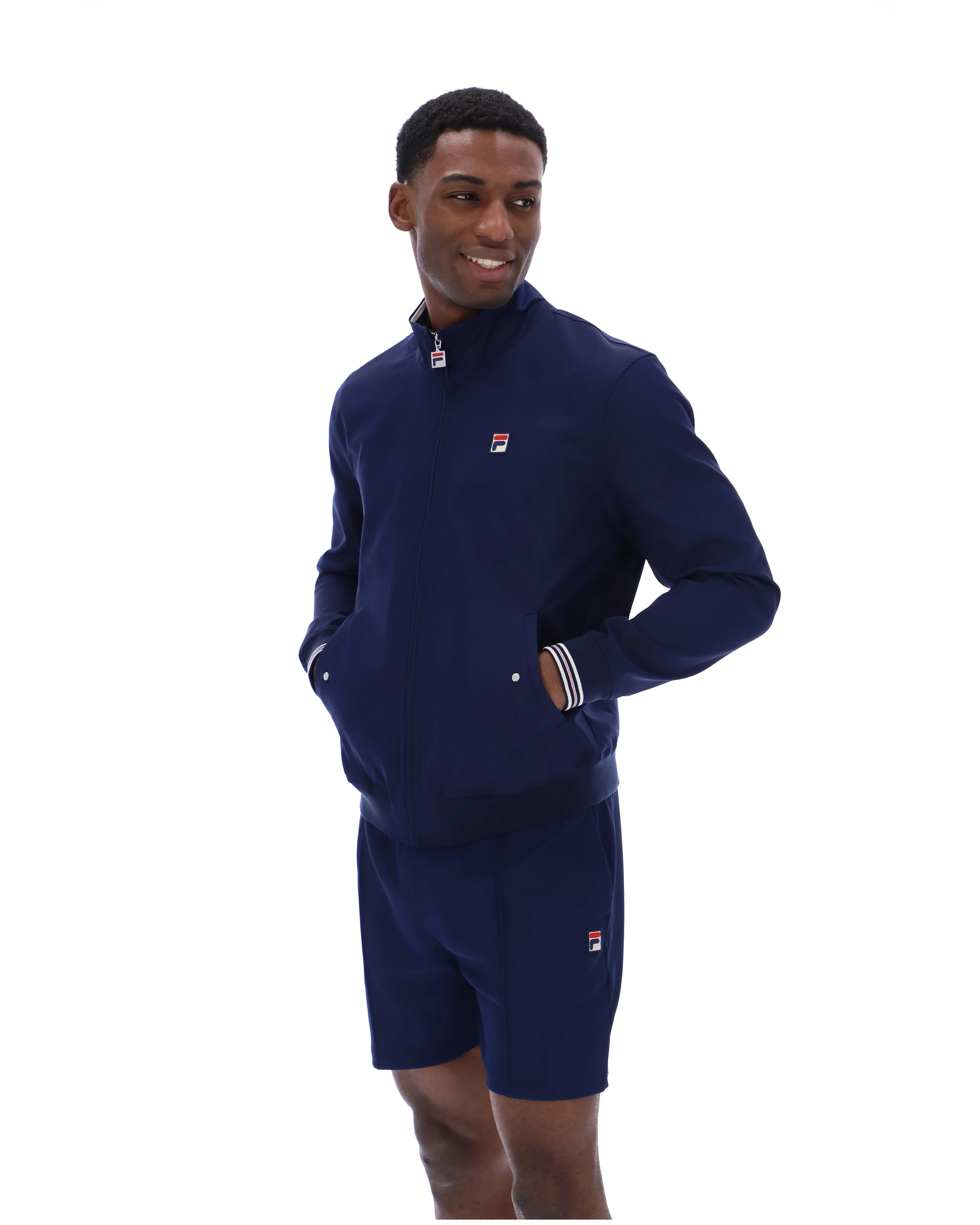 Fila Navy Arturo Coach Jacket - Image 5