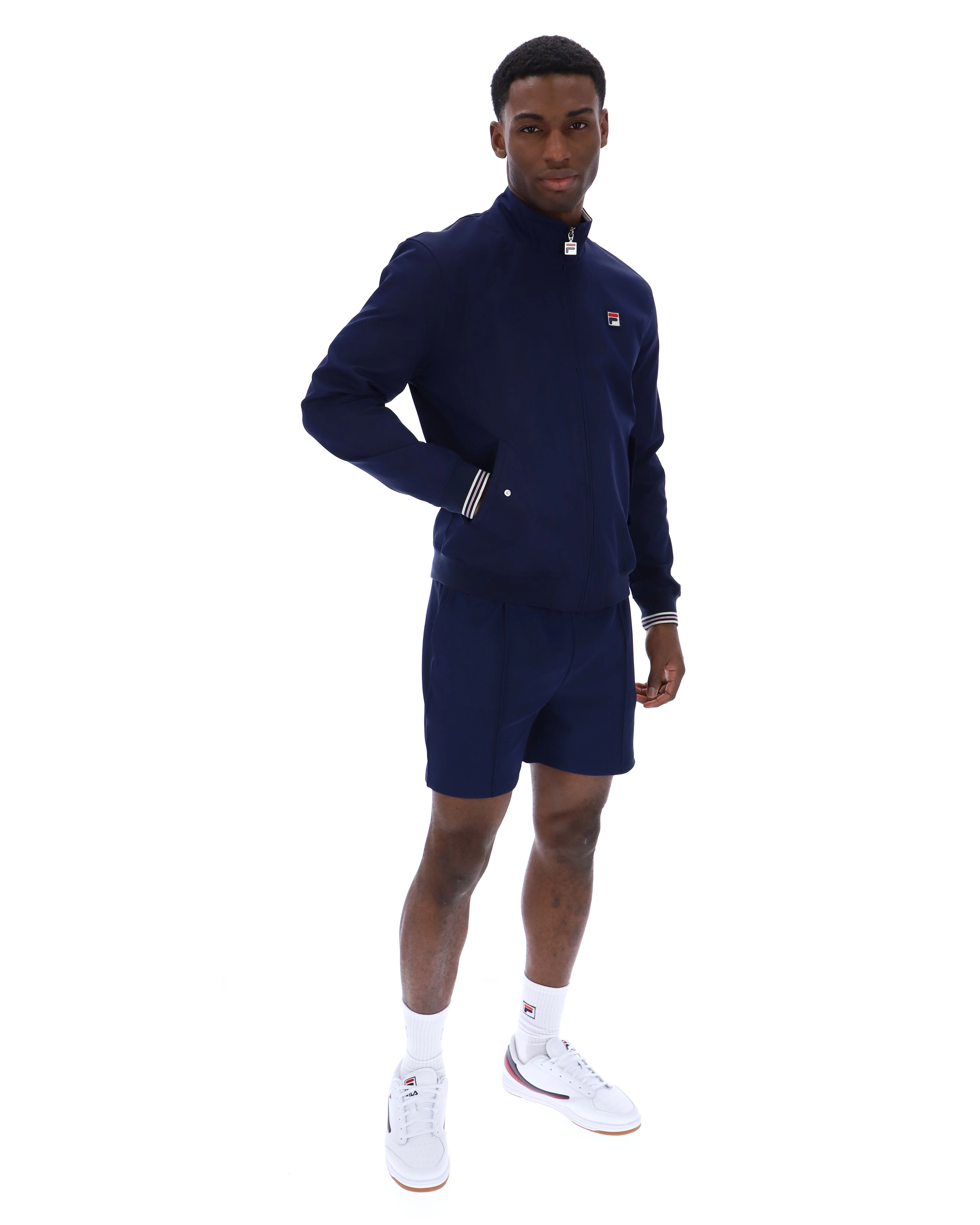Fila Navy Arturo Coach Jacket - Image 6