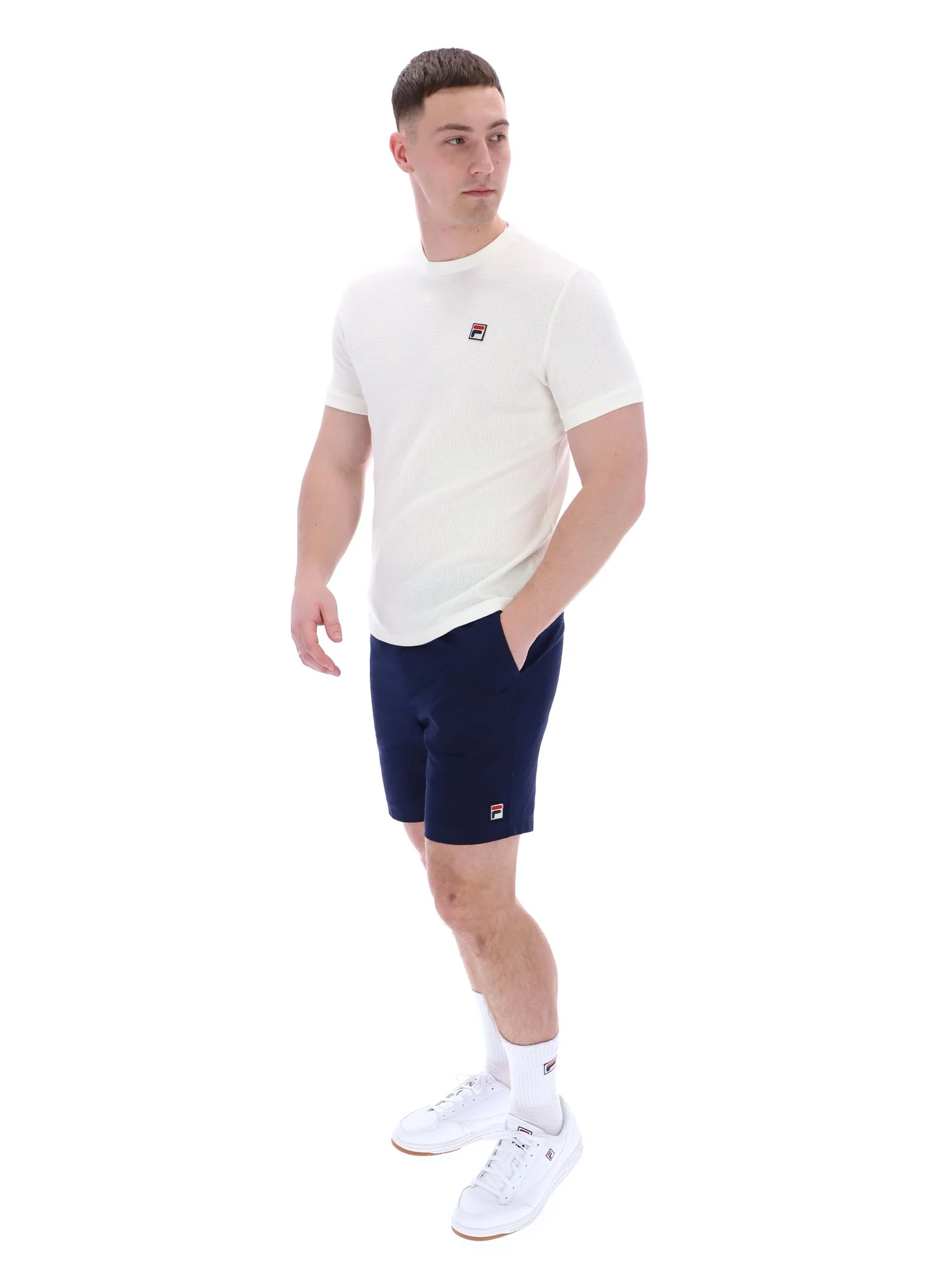 Gardenia Ash Micro Waffle Ringer T-Shirt - Image 4