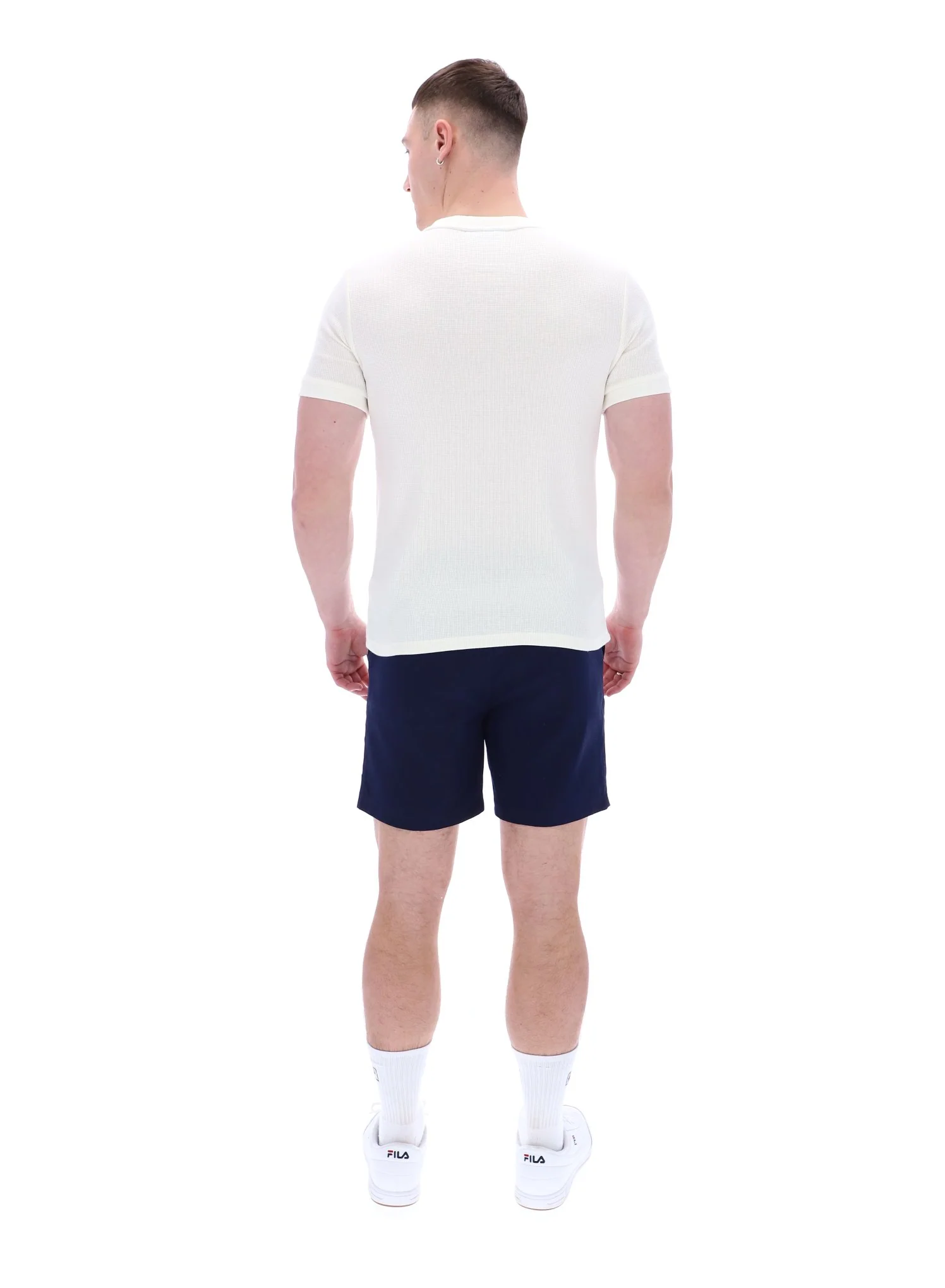 Gardenia Ash Micro Waffle Ringer T-Shirt - Image 5
