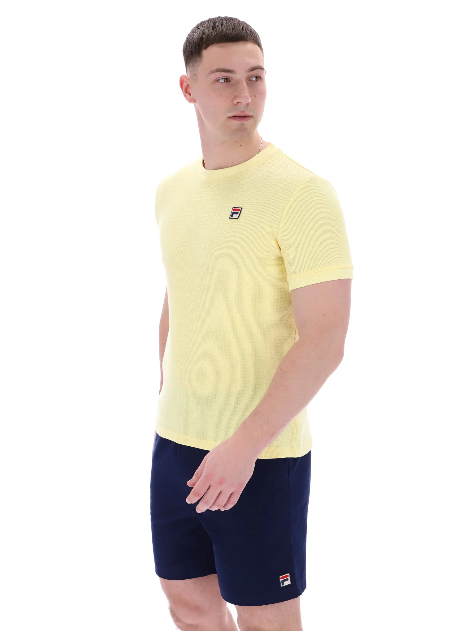 Popcorn Ash Micro Waffle Ringer T-Shirt - Image 3