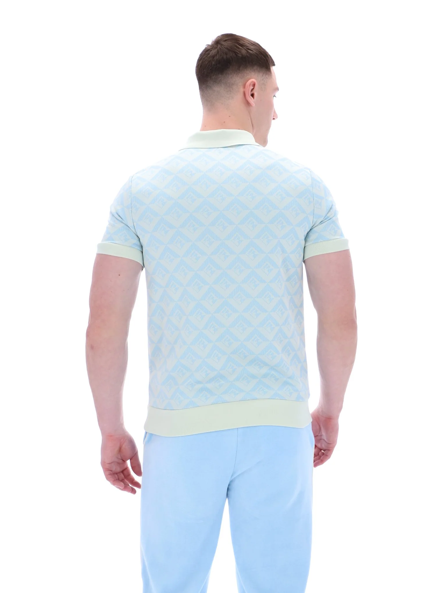 Summer Song Axel Jacquard Geo Polo - Image 11