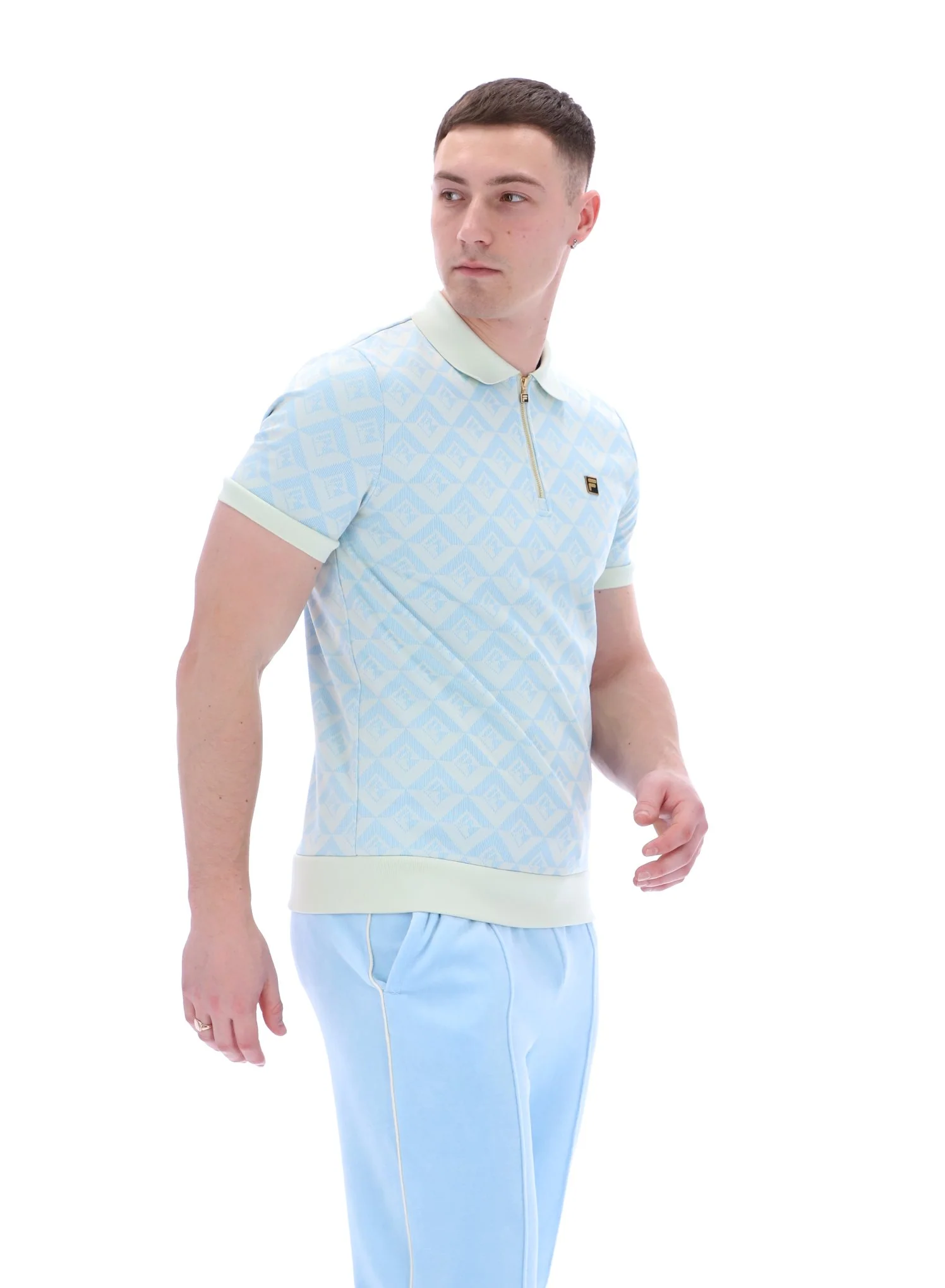 Summer Song Axel Jacquard Geo Polo - Image 3