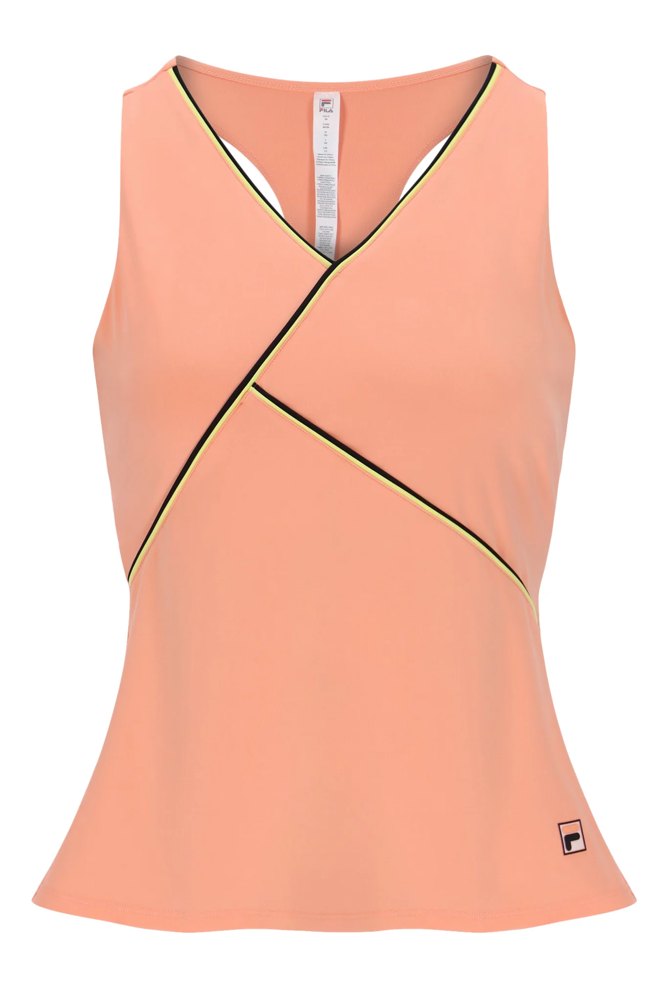 Sunset Backspin Tennis Racerback Top