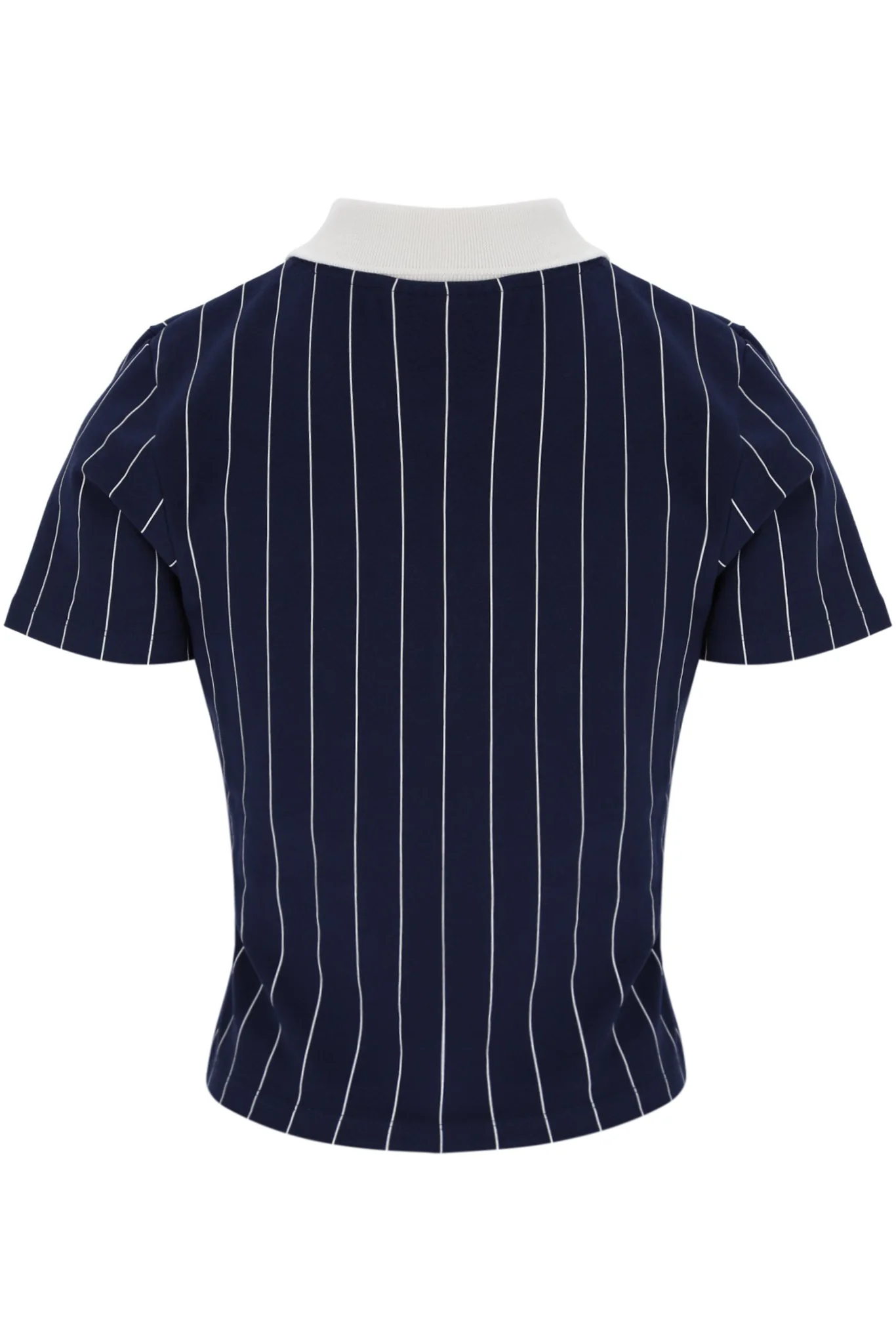 Fila Navy Bai Fitted BB1 Pinstripe Polo - Image 9