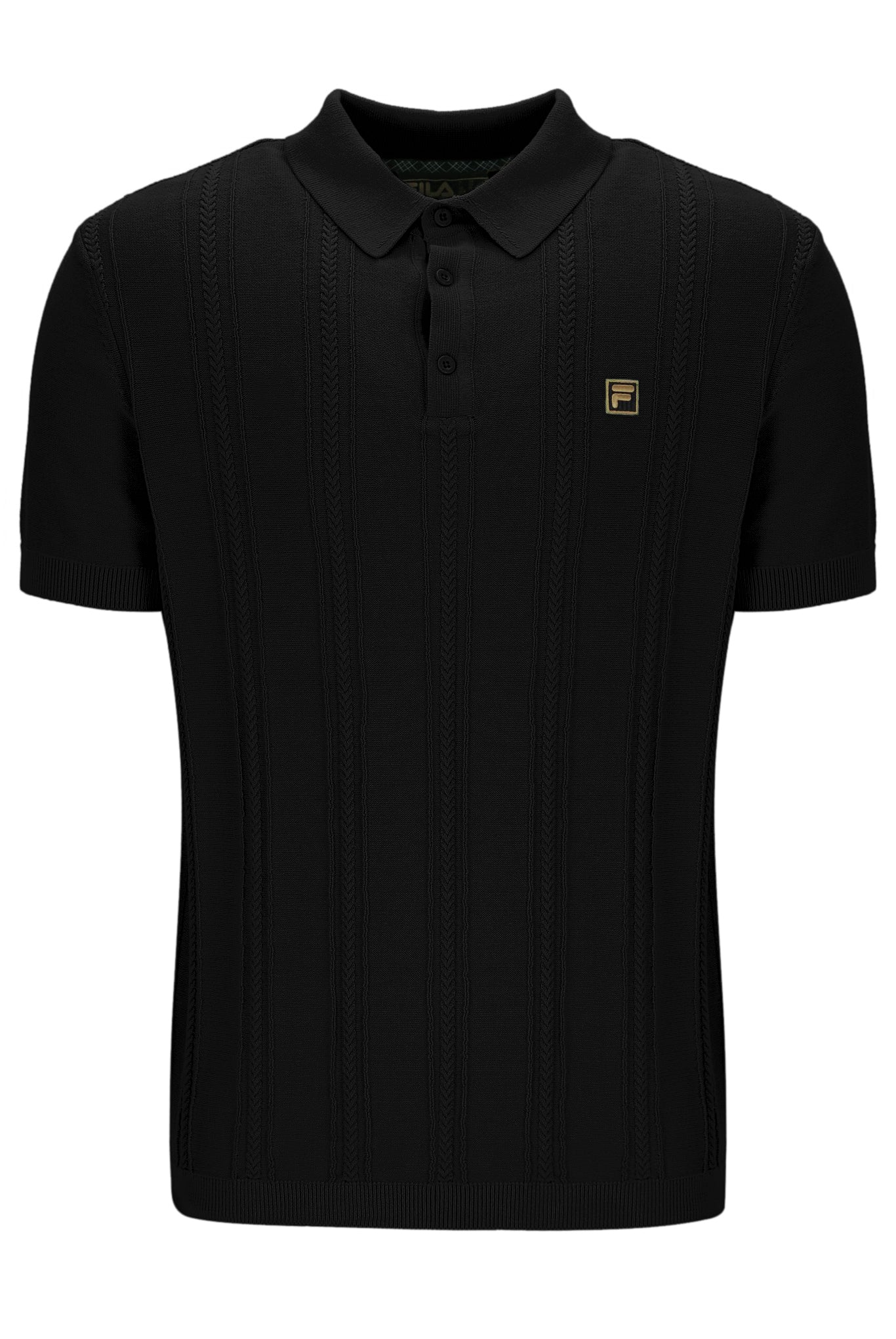 Black Barns Knitted Polo - Image 2
