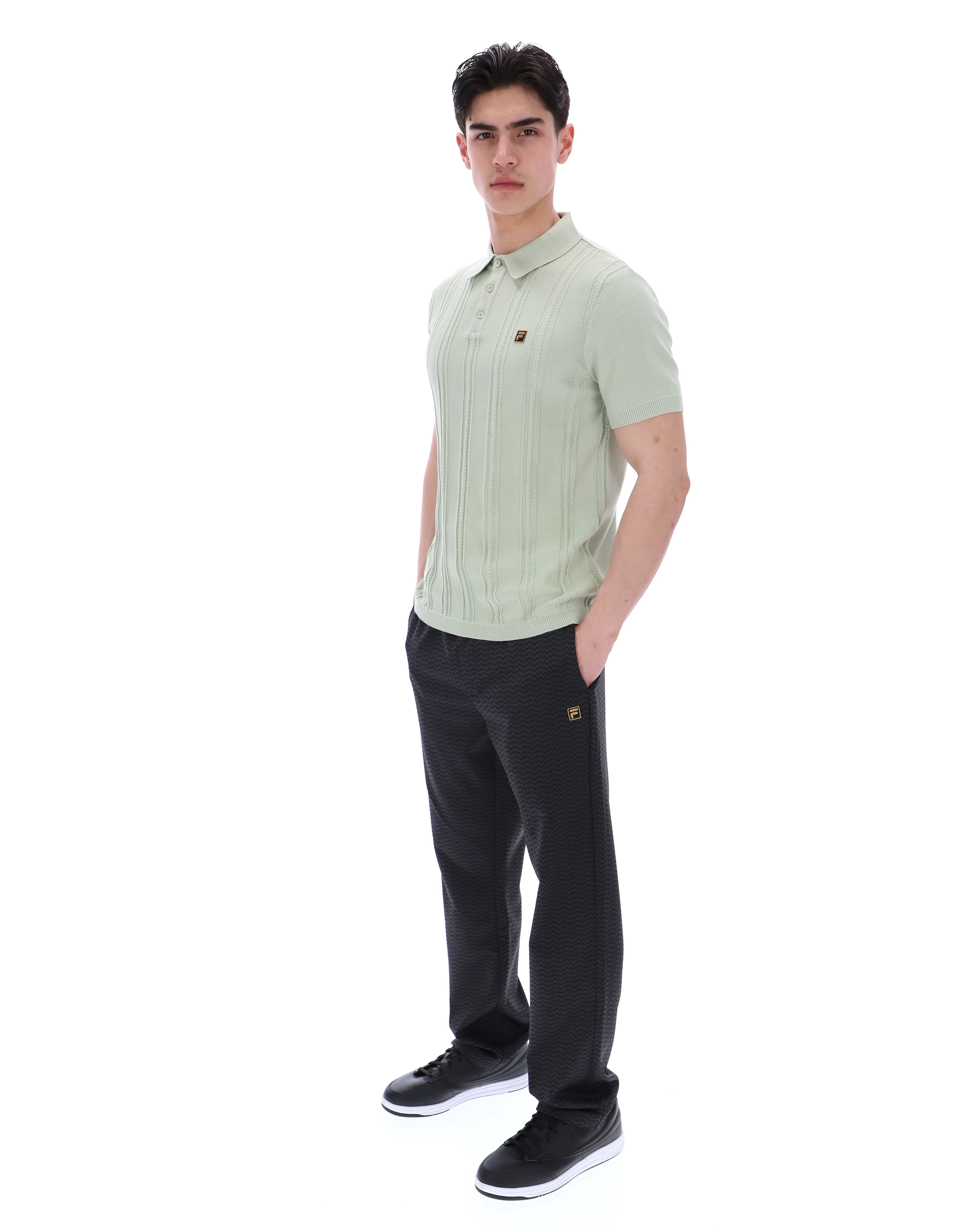 Sea Foam Barns Knitted Polo - Image 5