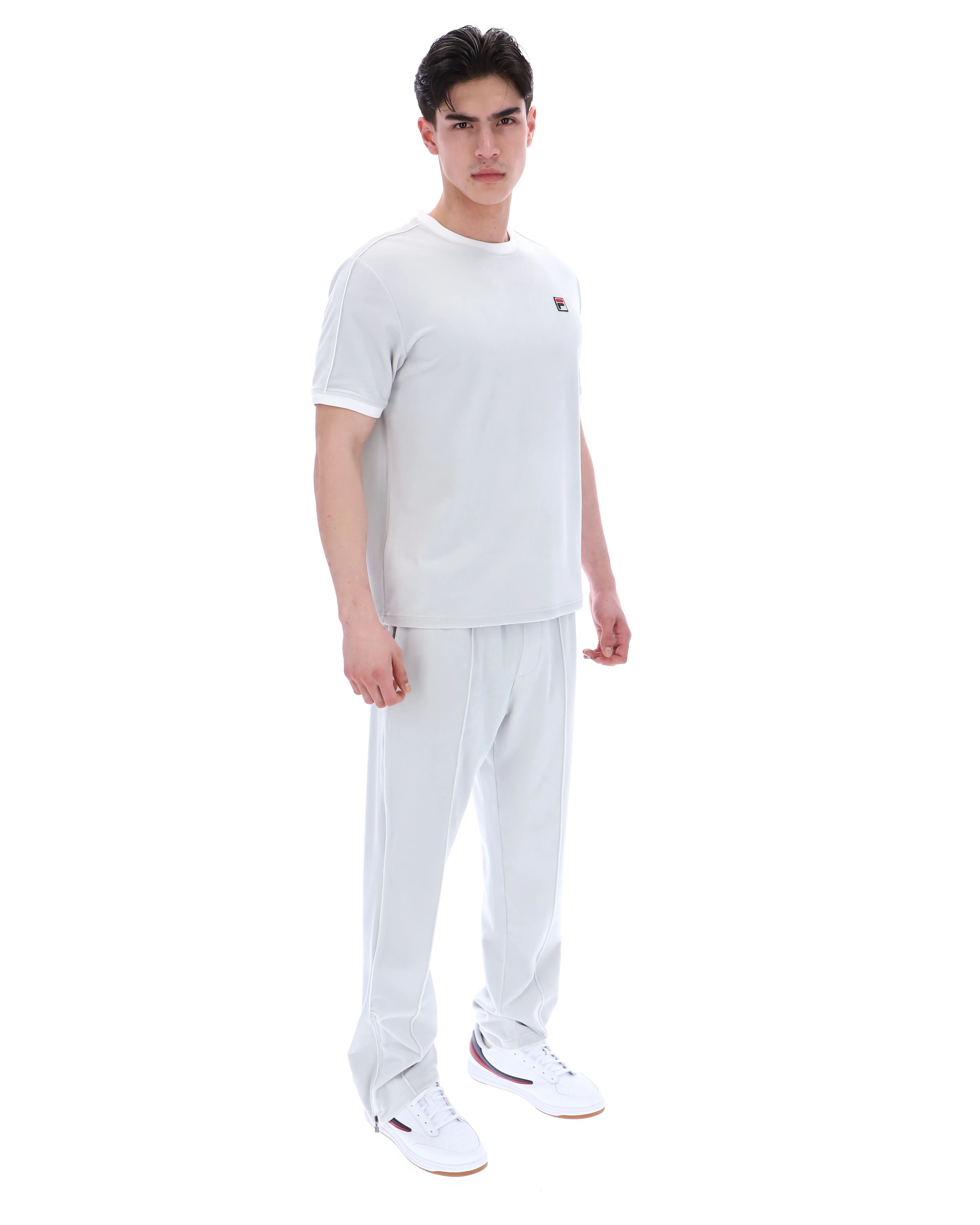 Dawn Blue Basilio Velour Tee - Image 7