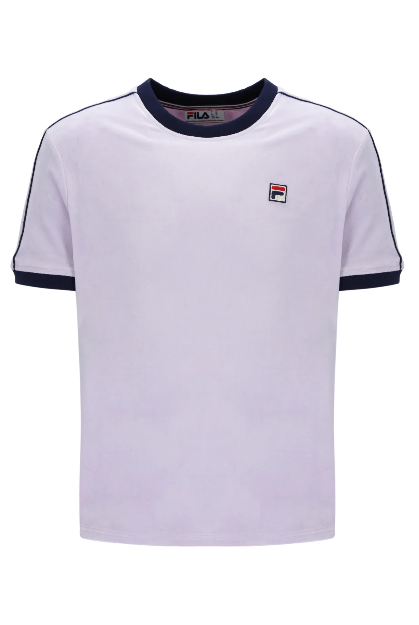 Misty Lilac Basilio Velour Tee - Image 2