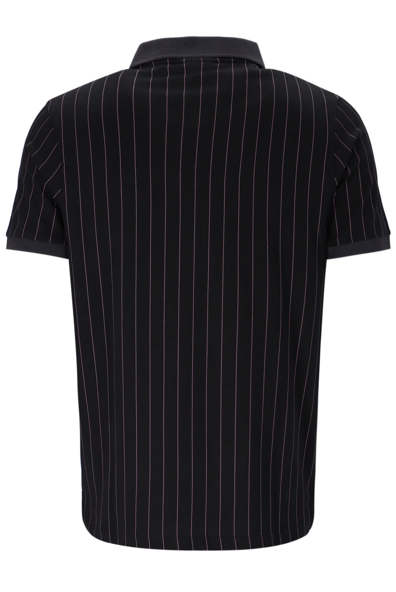 Black BB1 Classic Vintage Striped Polo - Image 9