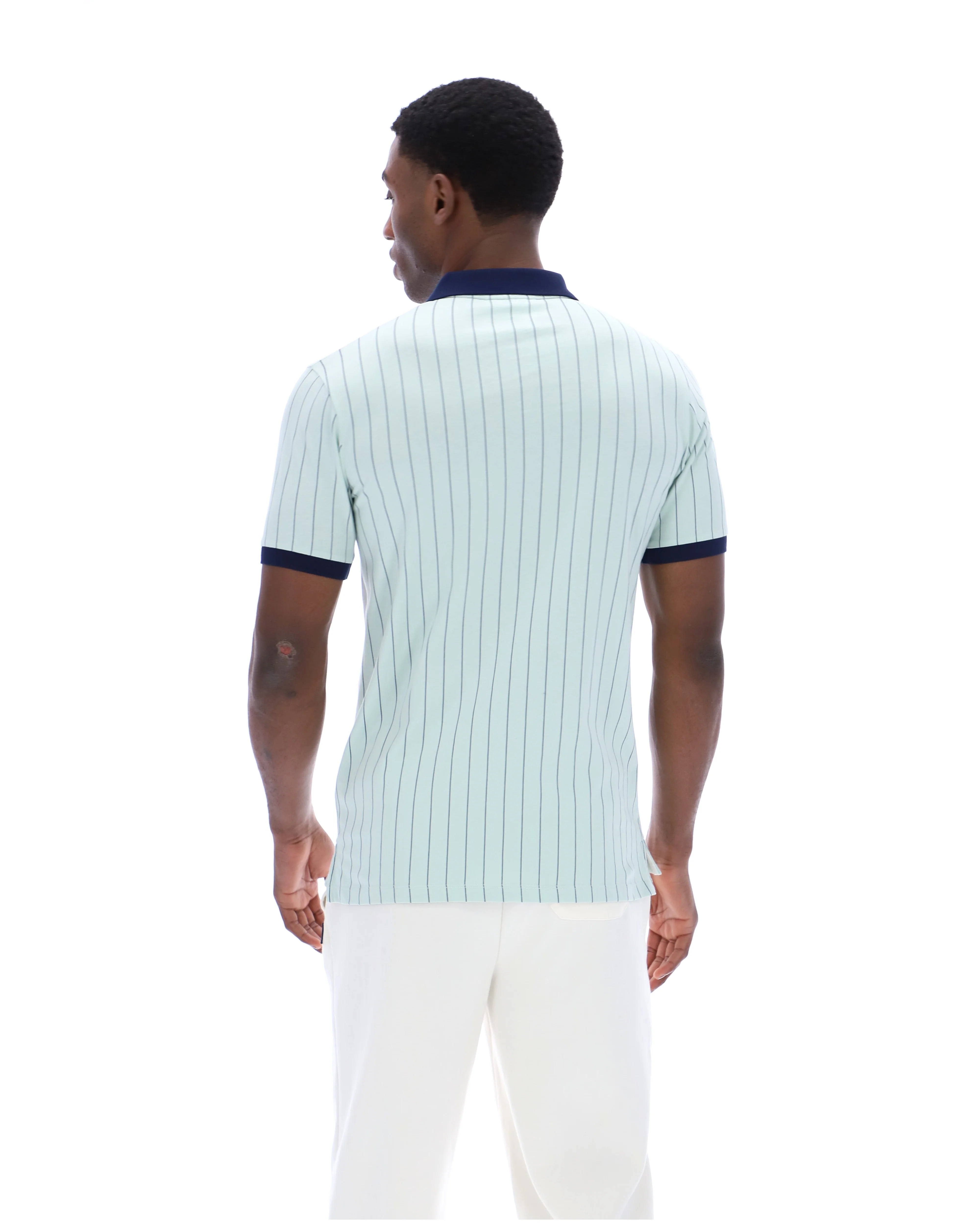Surf Spray BB1 Classic Vintage Striped Polo - Image 8