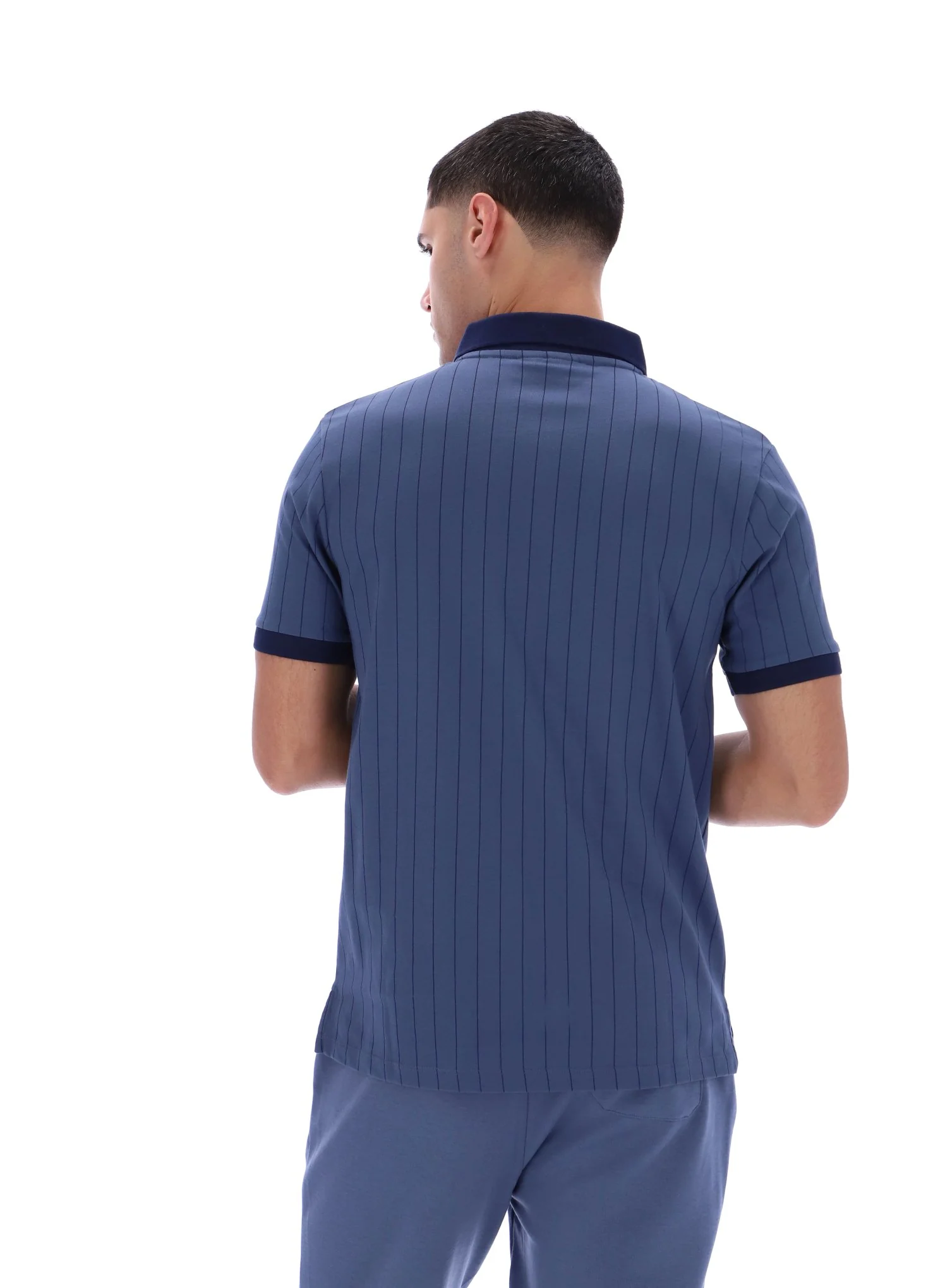 Vintage Indigo BB1 Classic Vintage Striped Polo - Image 8