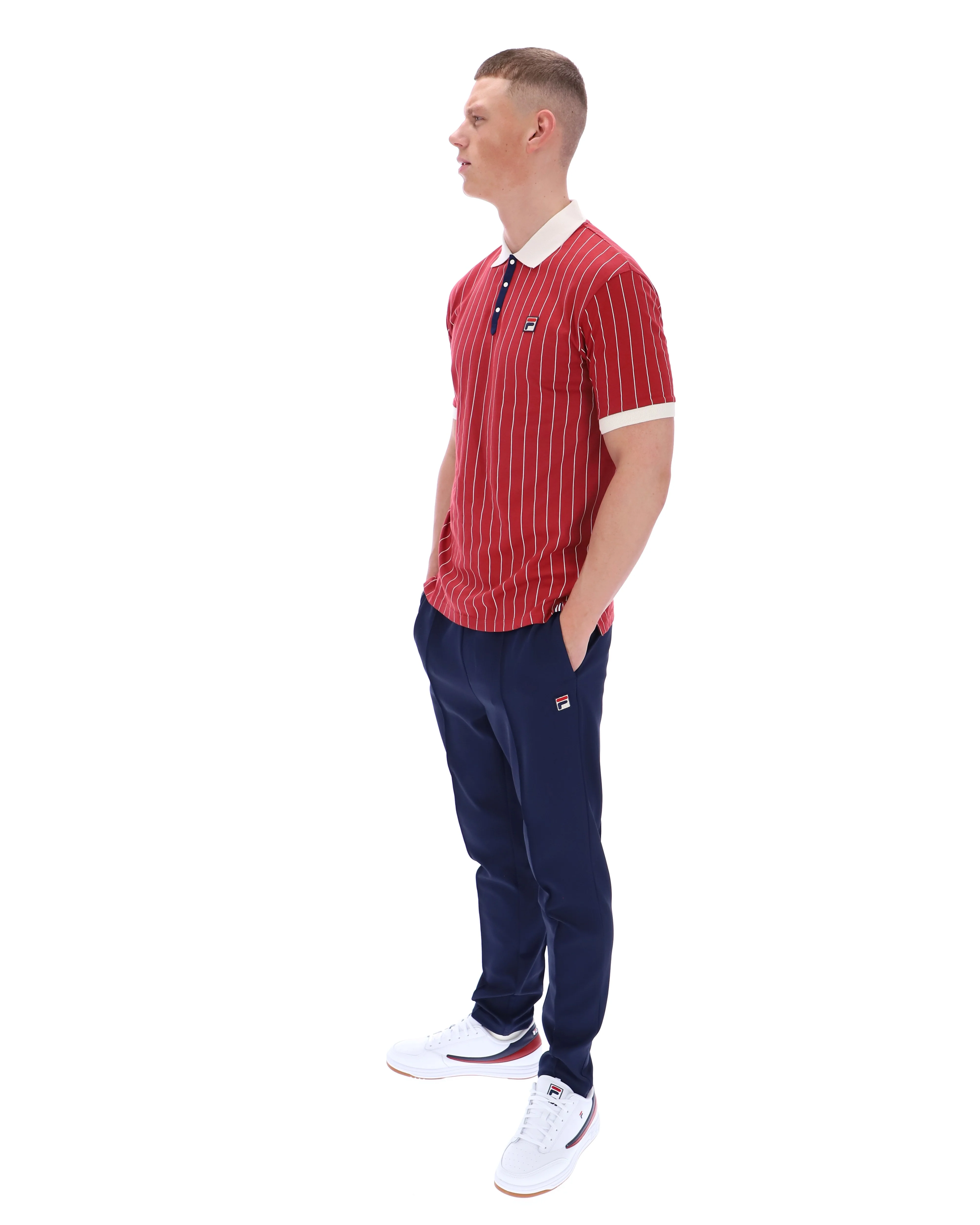 Garnet BB1 Classic Vintage Striped Polo - Image 5