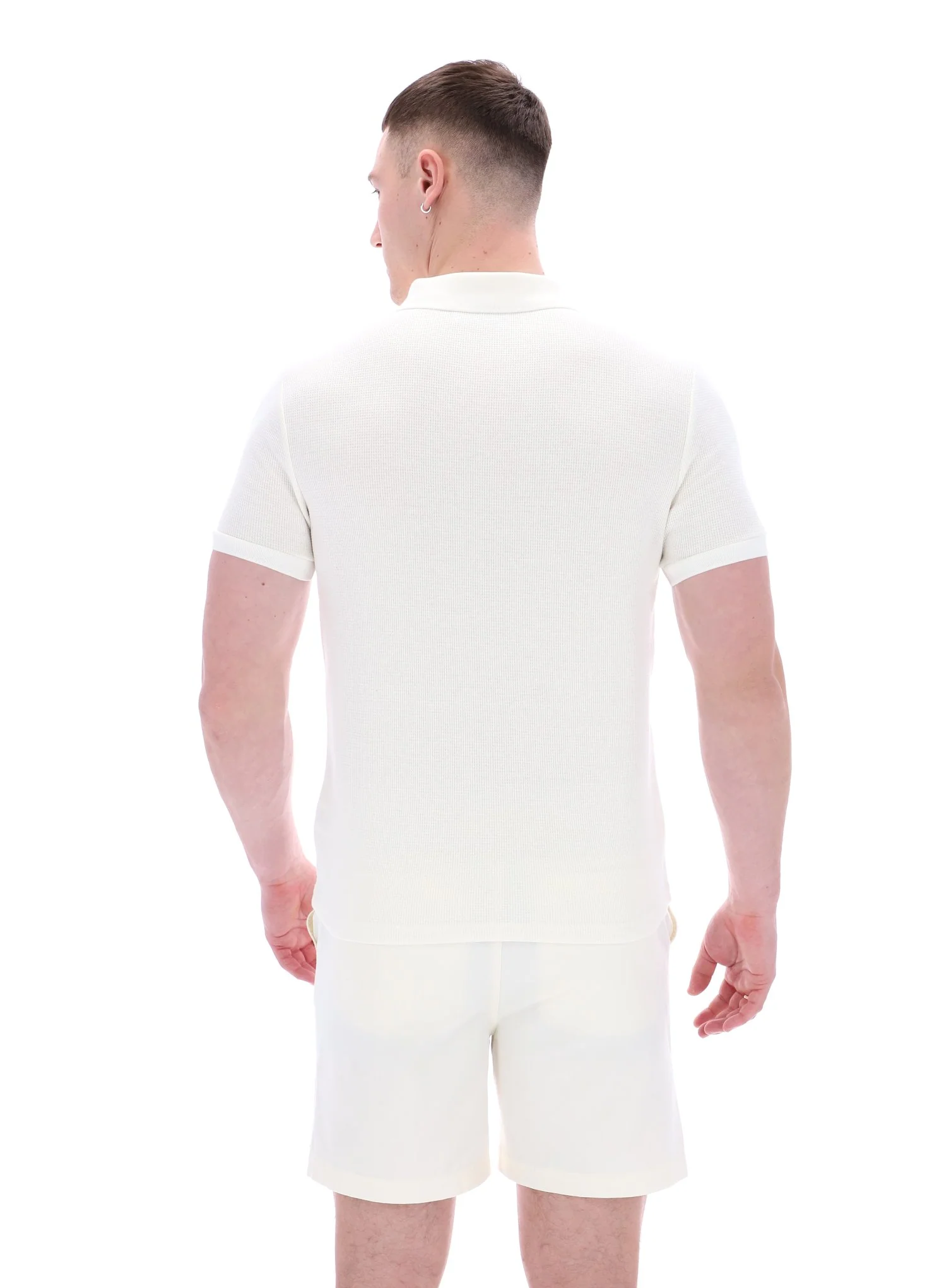 Gardenia Benjamin Micro Waffle Polo - Image 5
