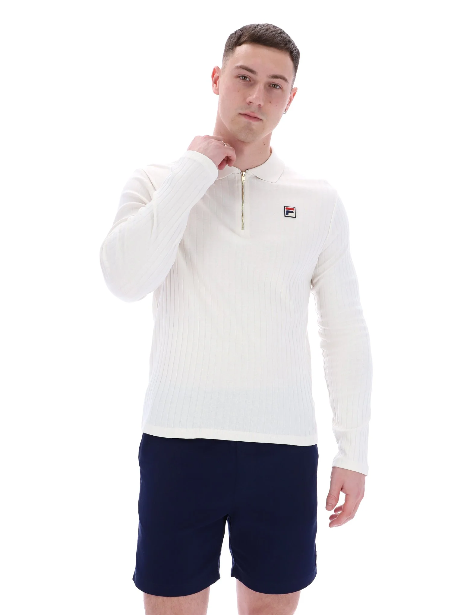 Gardenia Blake Long Sleeve Polo - Image 3
