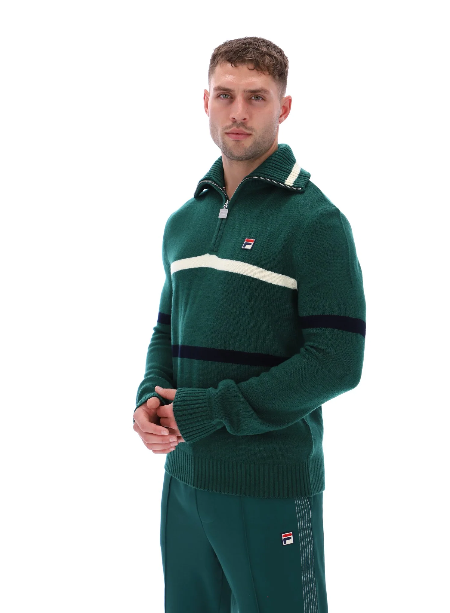 Rain Forest Camilo Knitted Half Zip Jumper - Image 2