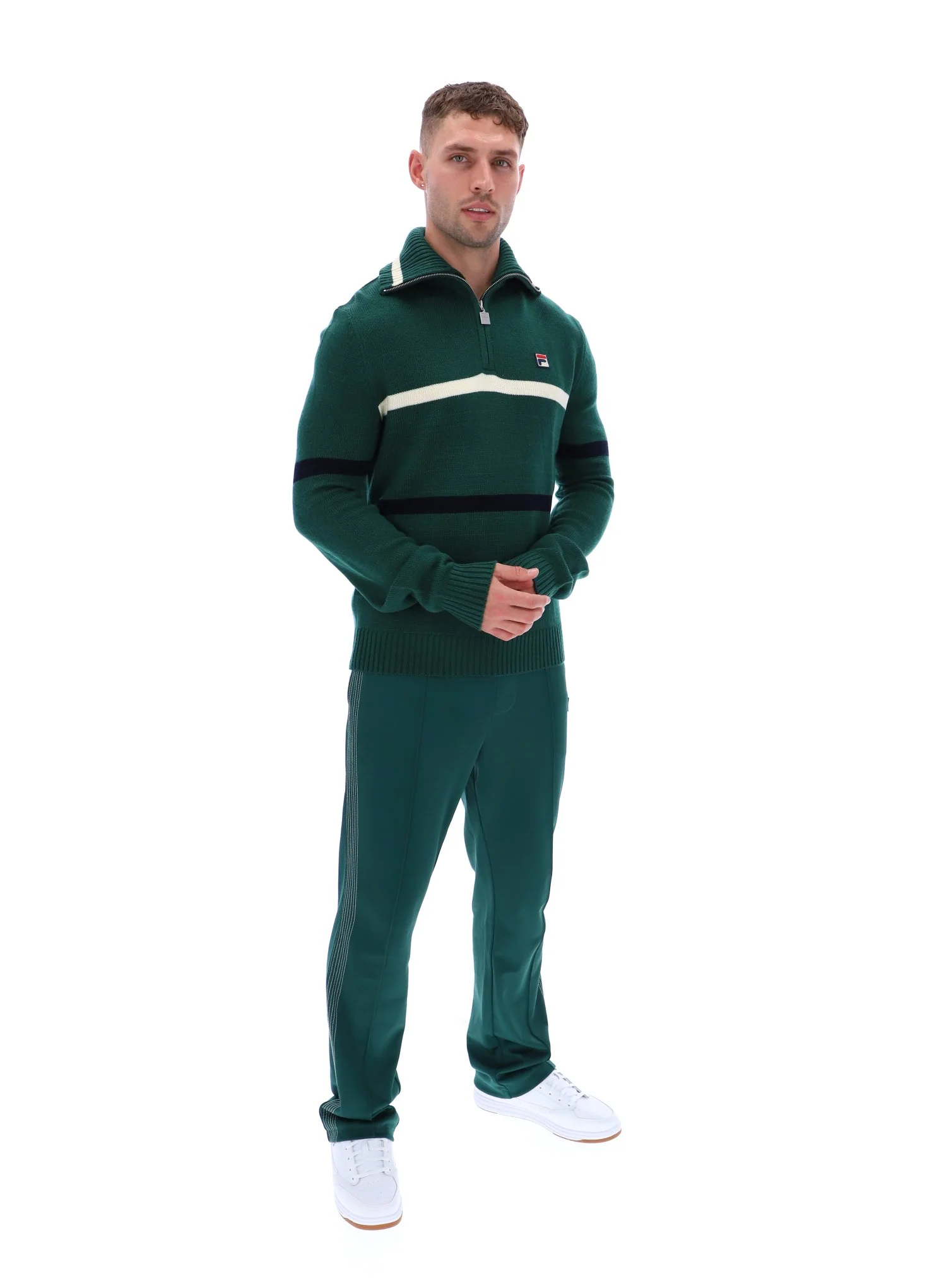 Rain Forest Camilo Knitted Half Zip Jumper - Image 5