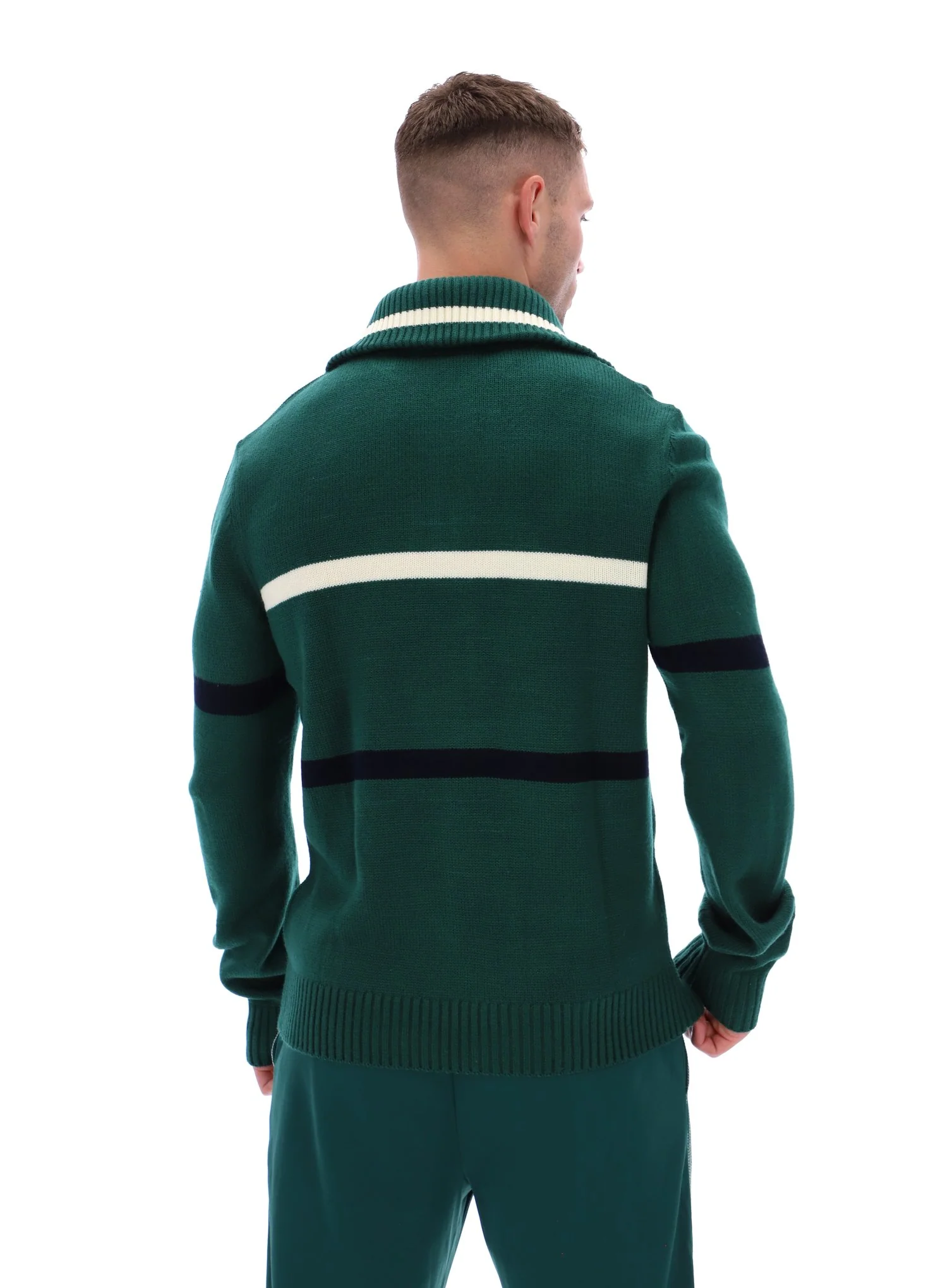 Rain Forest Camilo Knitted Half Zip Jumper - Image 7