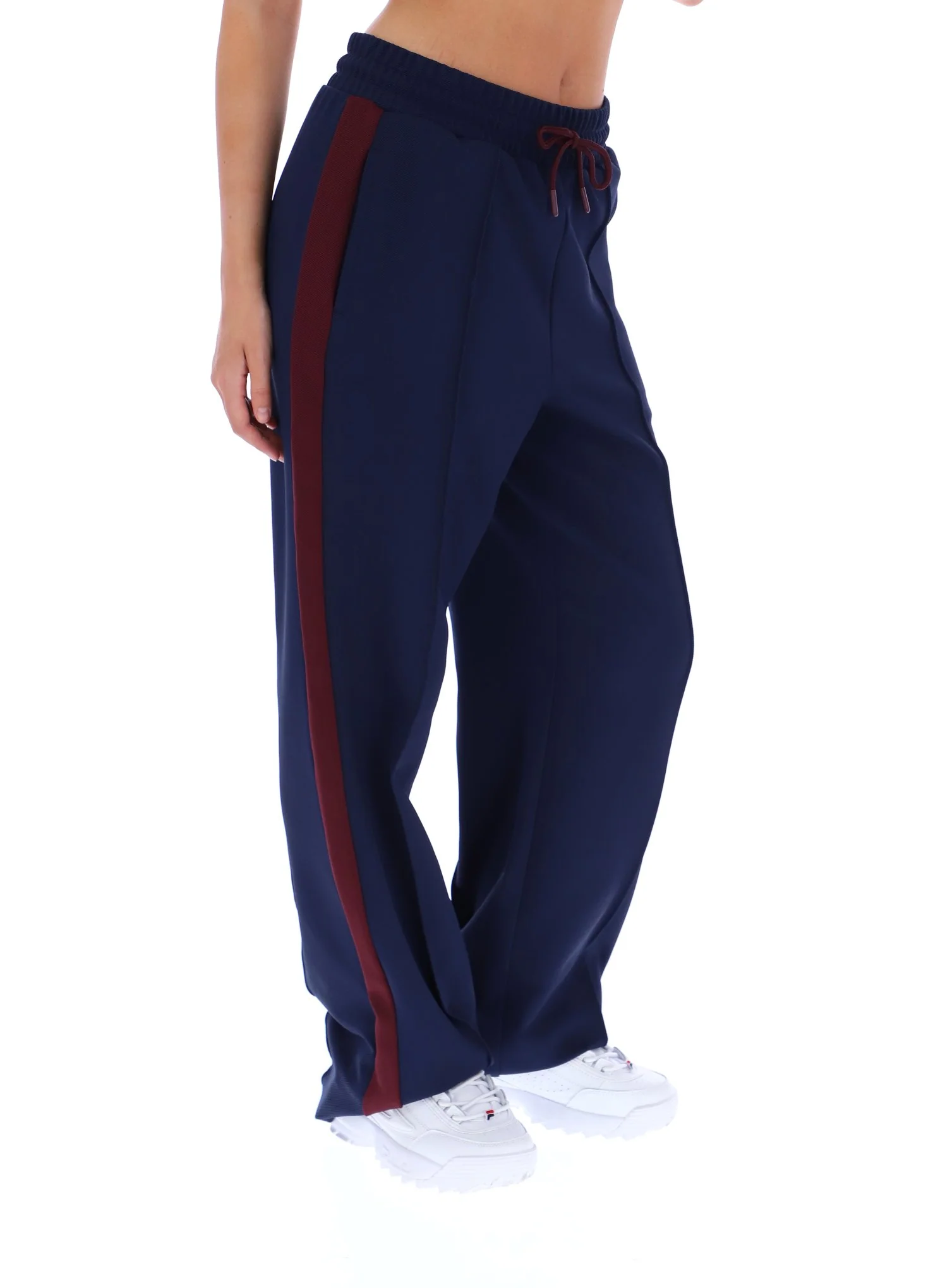 Fila Navy Chiara Smart Straight Leg Trousers - Image 4