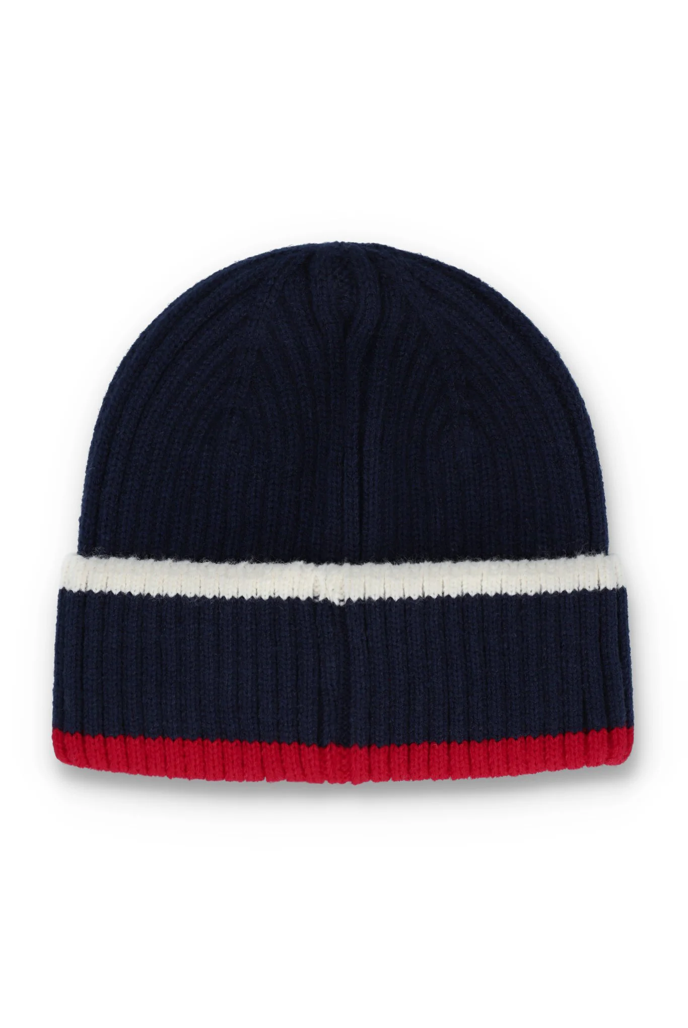 Fila Navy Ciro Ribbed Turn-Up Beanie - Image 2