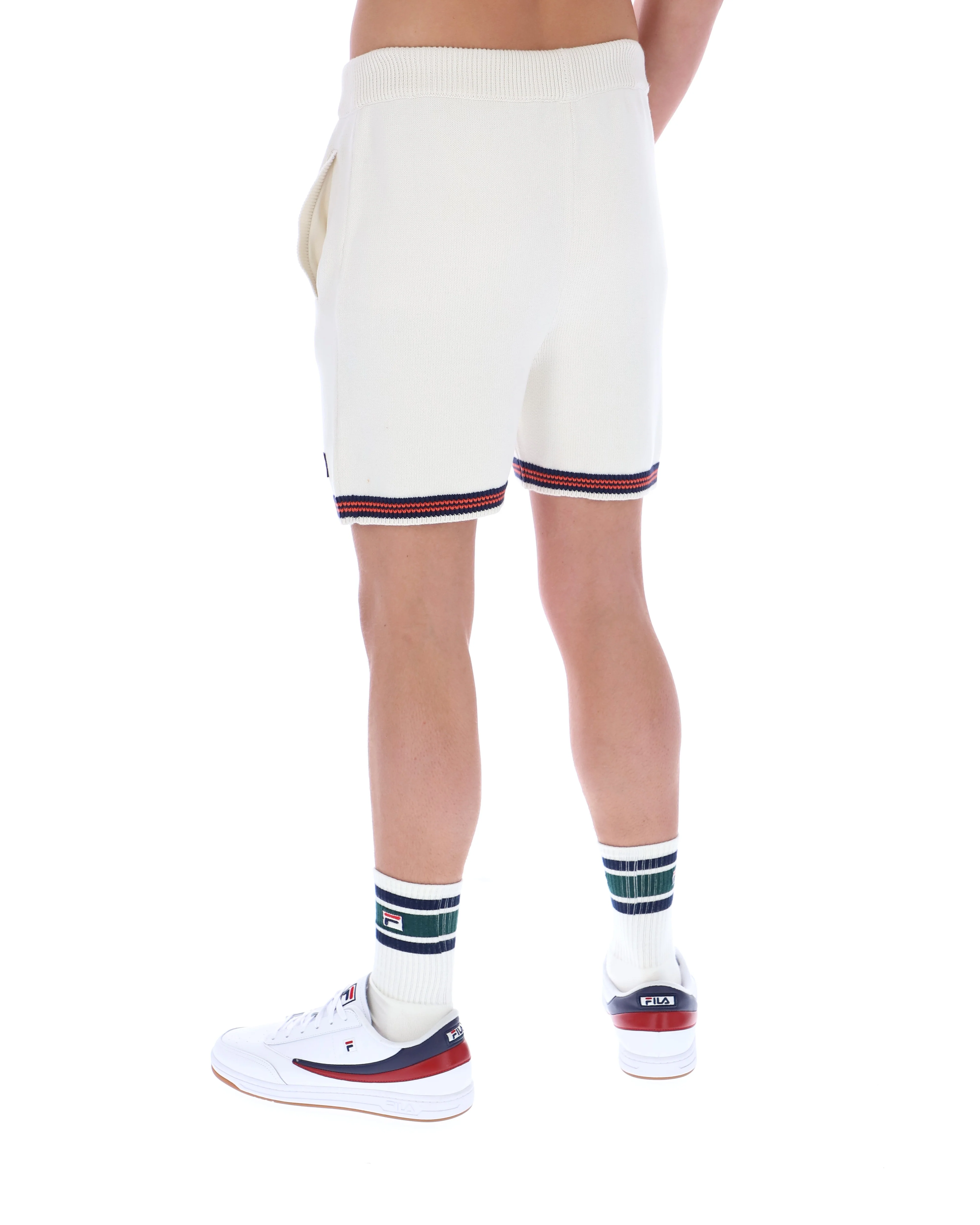 Gardenia Clemente Crochet Knitted Shorts with Contrast Tipping - Image 6