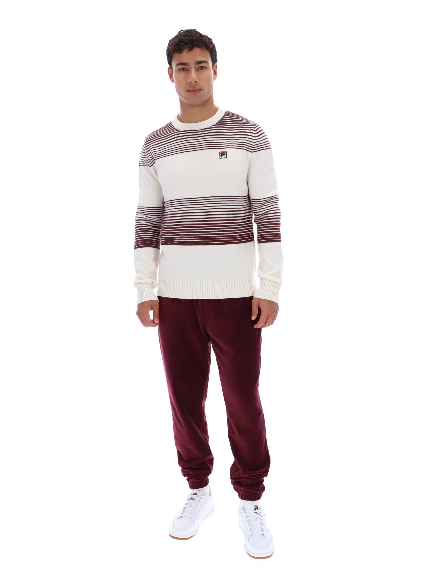 Gardenia Connor Striped Knit Crew Neck - Image 4