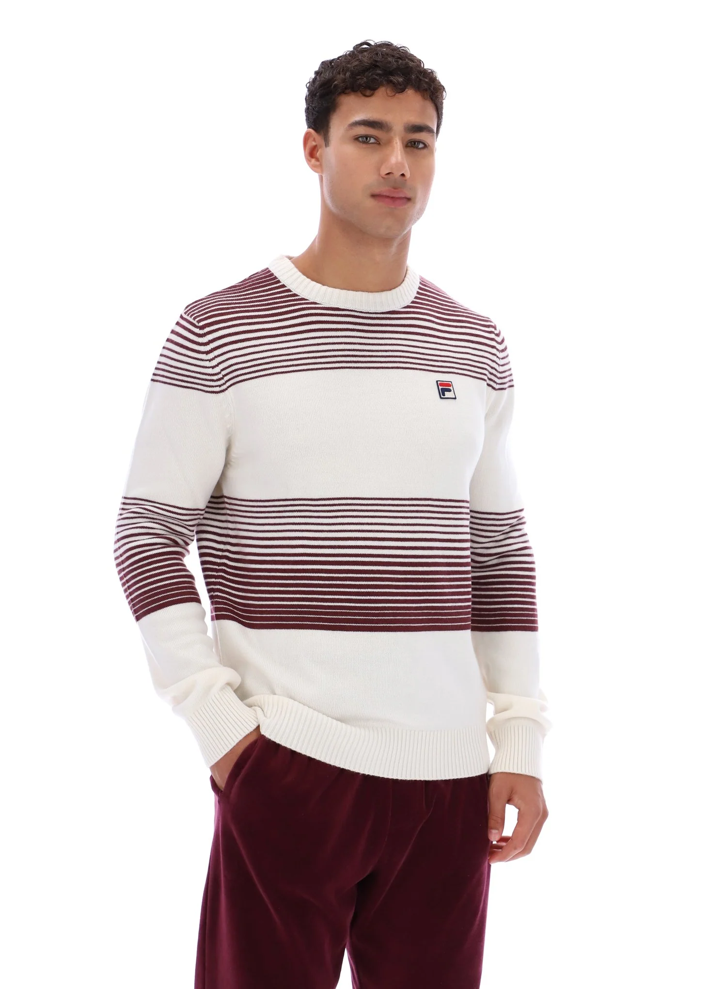 Gardenia Connor Striped Knit Crew Neck - Image 5