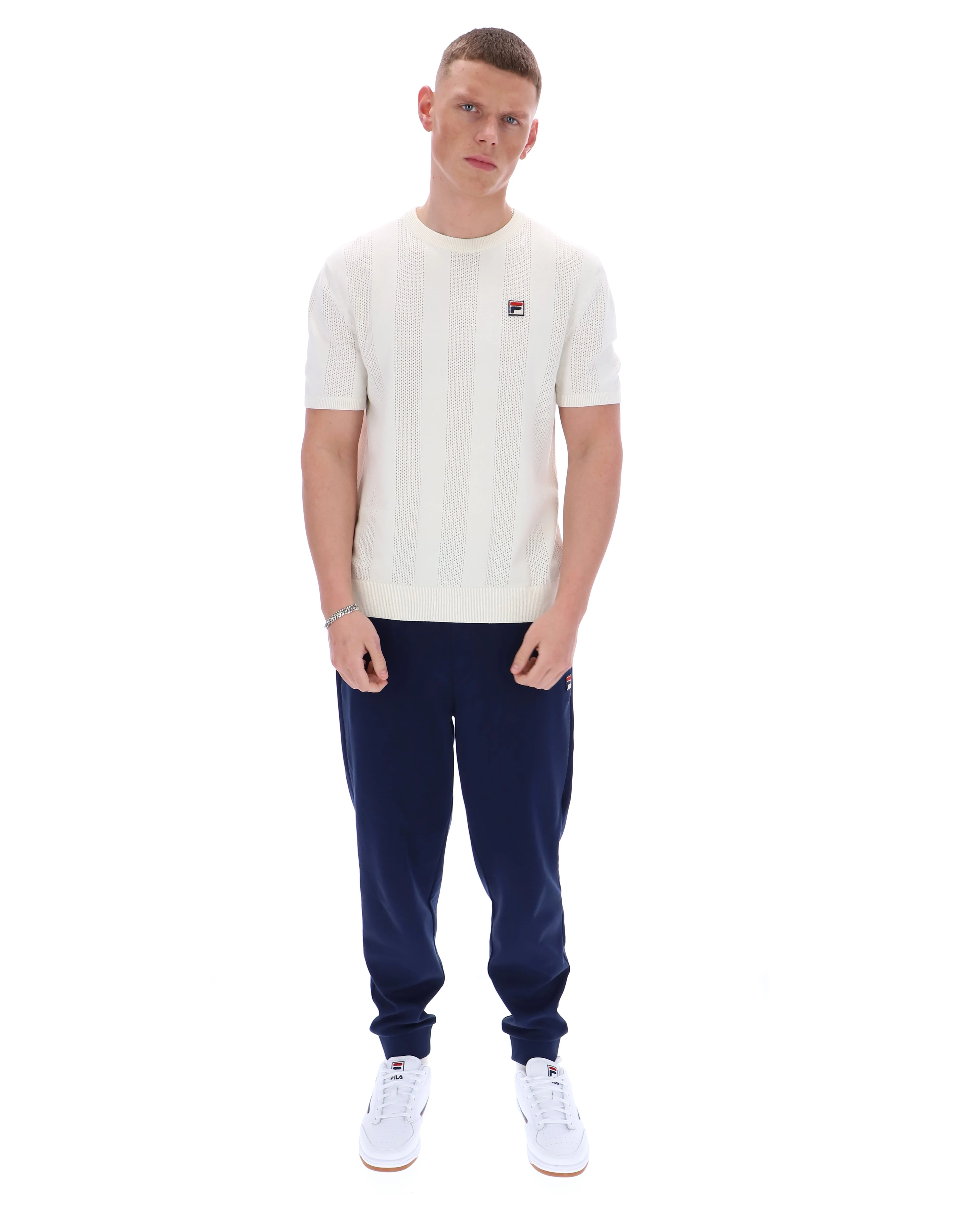 Gardenia Corrado Knitted Panel Tee - Image 4