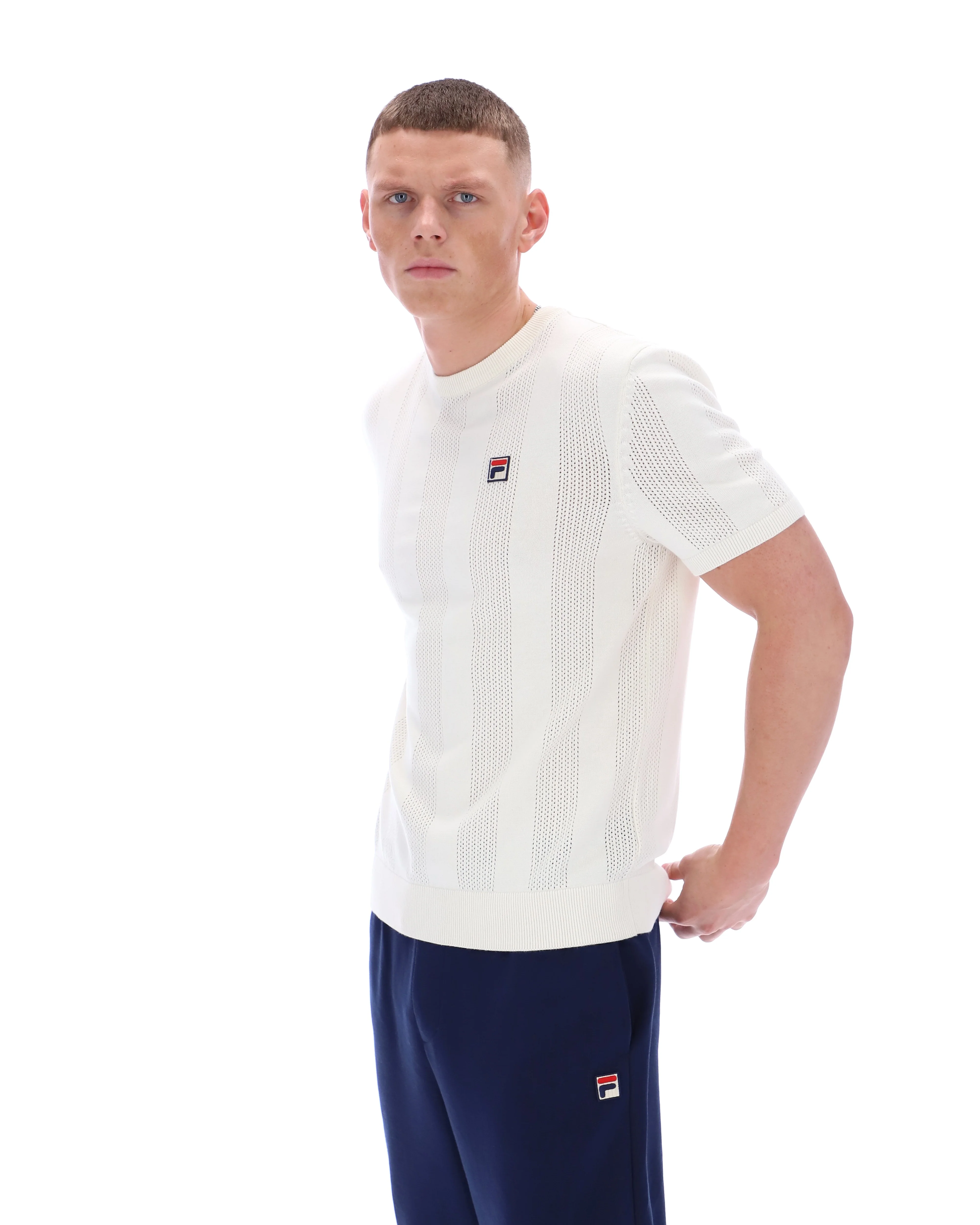 Gardenia Corrado Knitted Panel Tee - Image 5