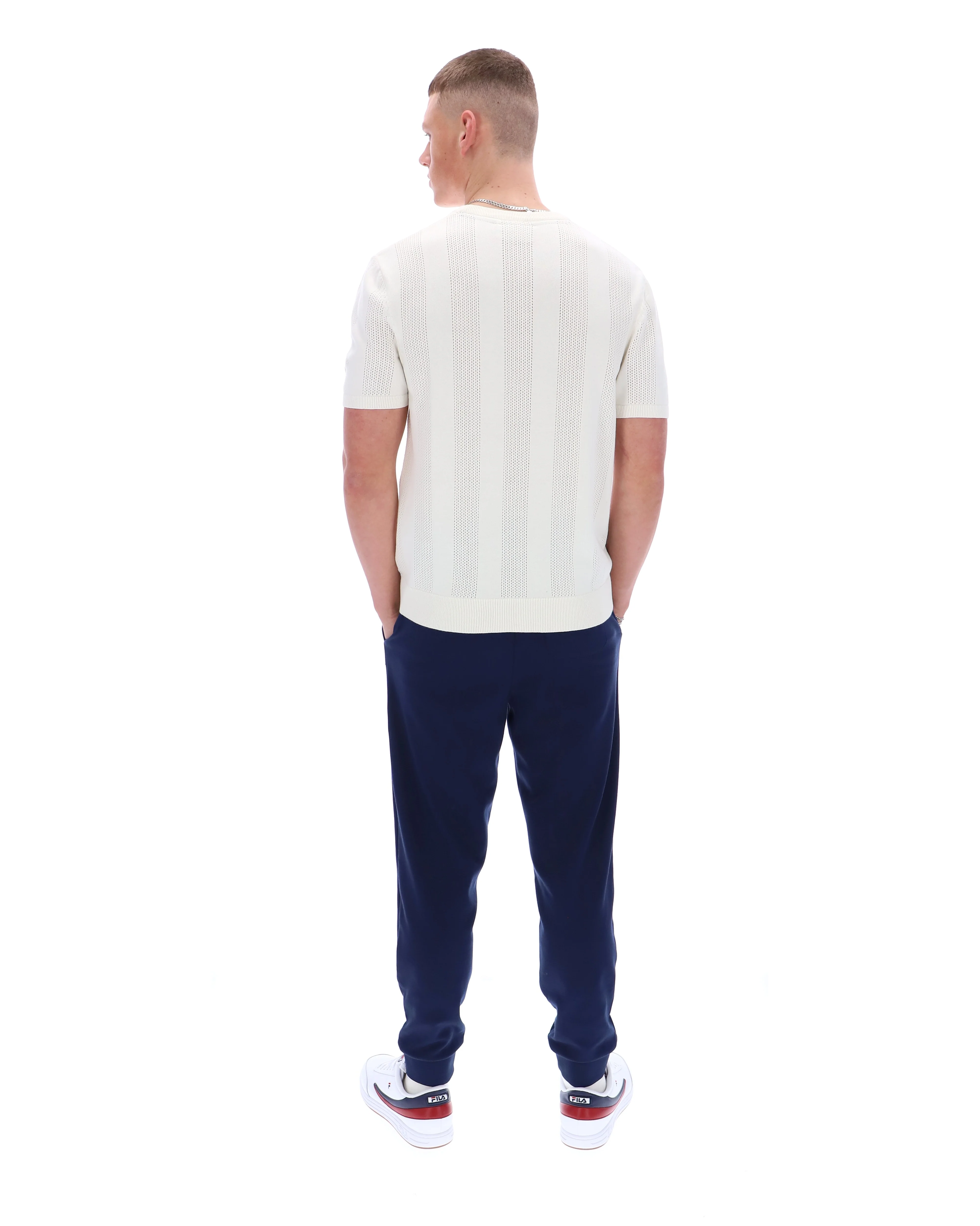 Gardenia Corrado Knitted Panel Tee - Image 7