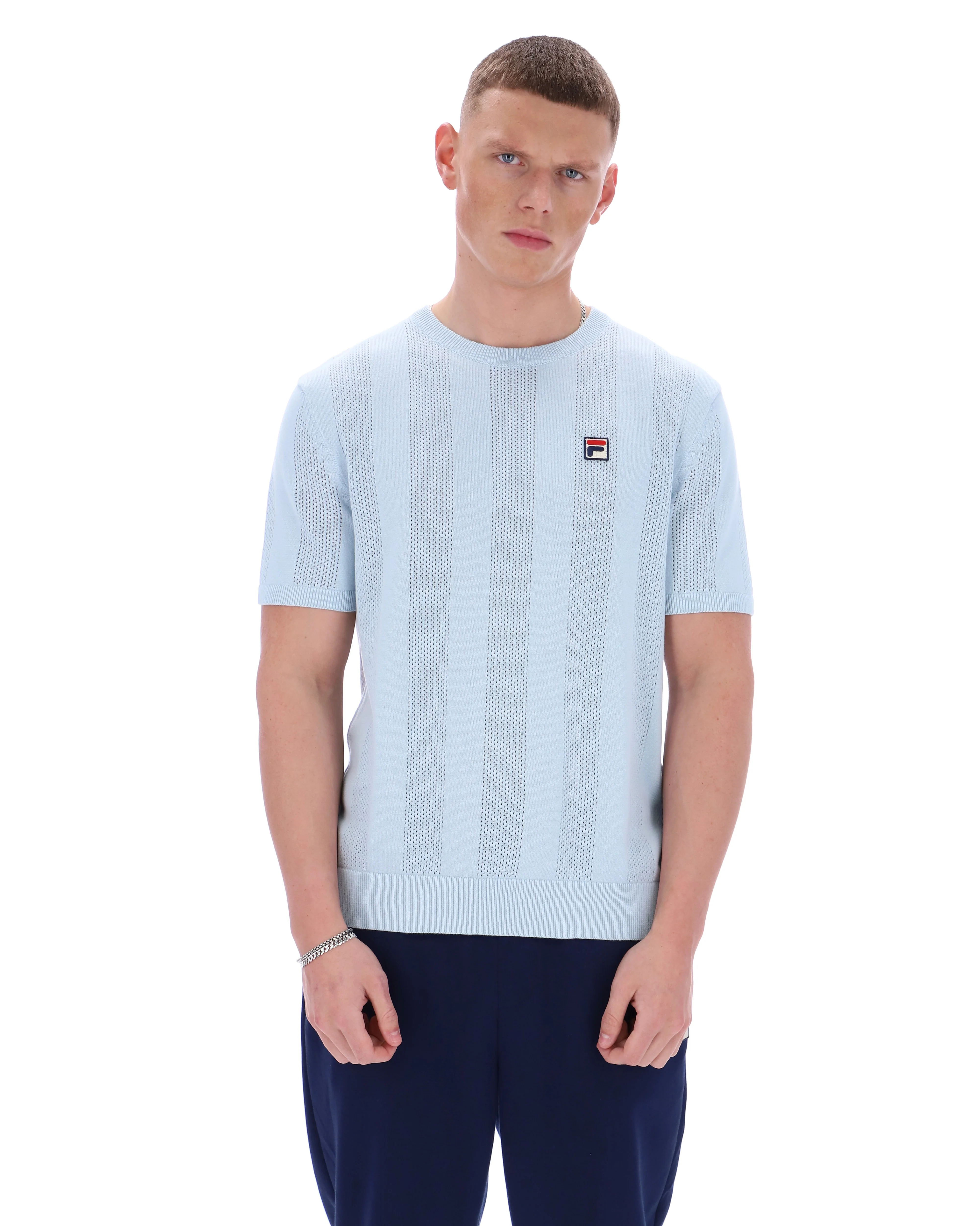 Skyway Corrado Knitted Panel Tee - Image 6