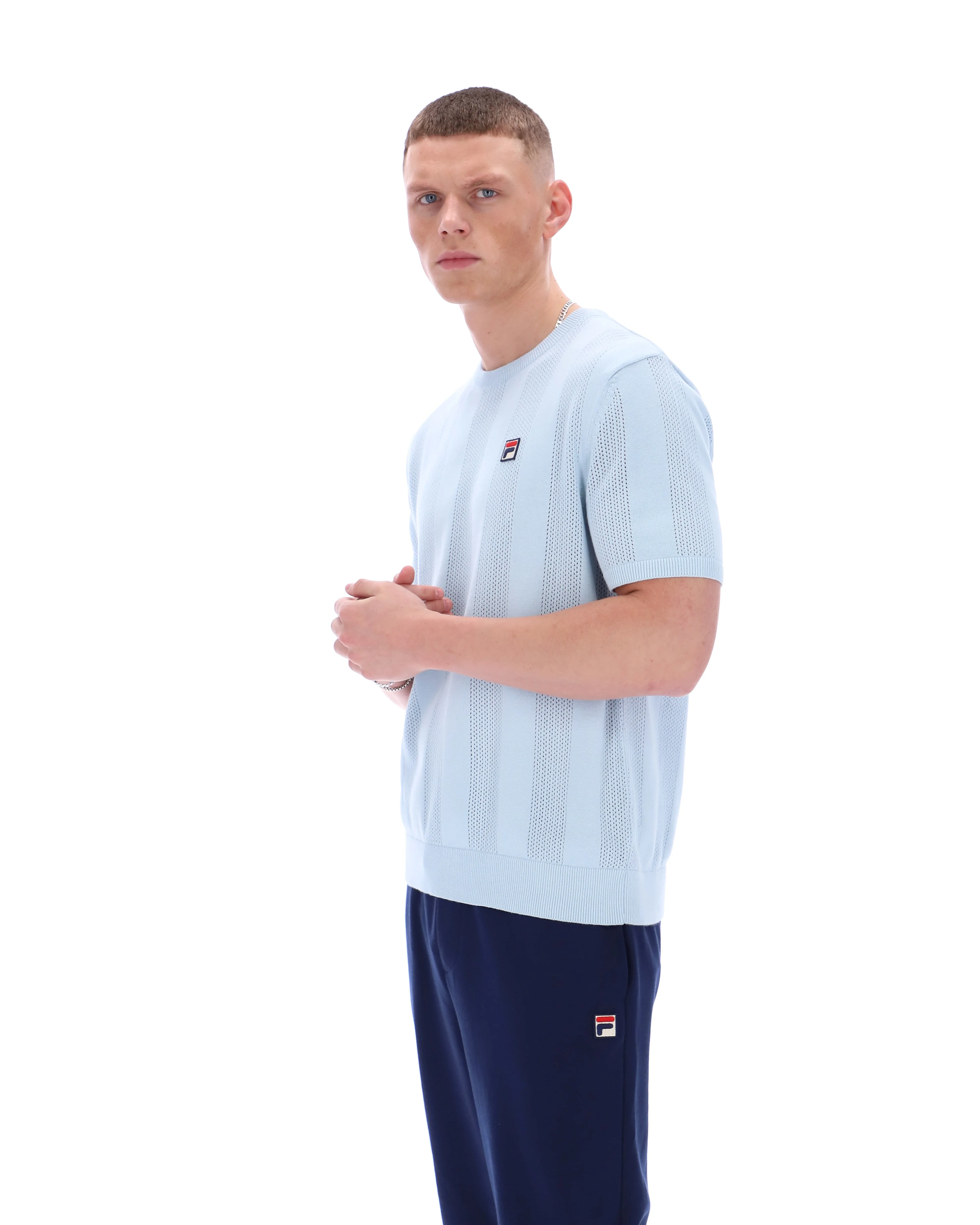 Skyway Corrado Knitted Panel Tee - Image 7