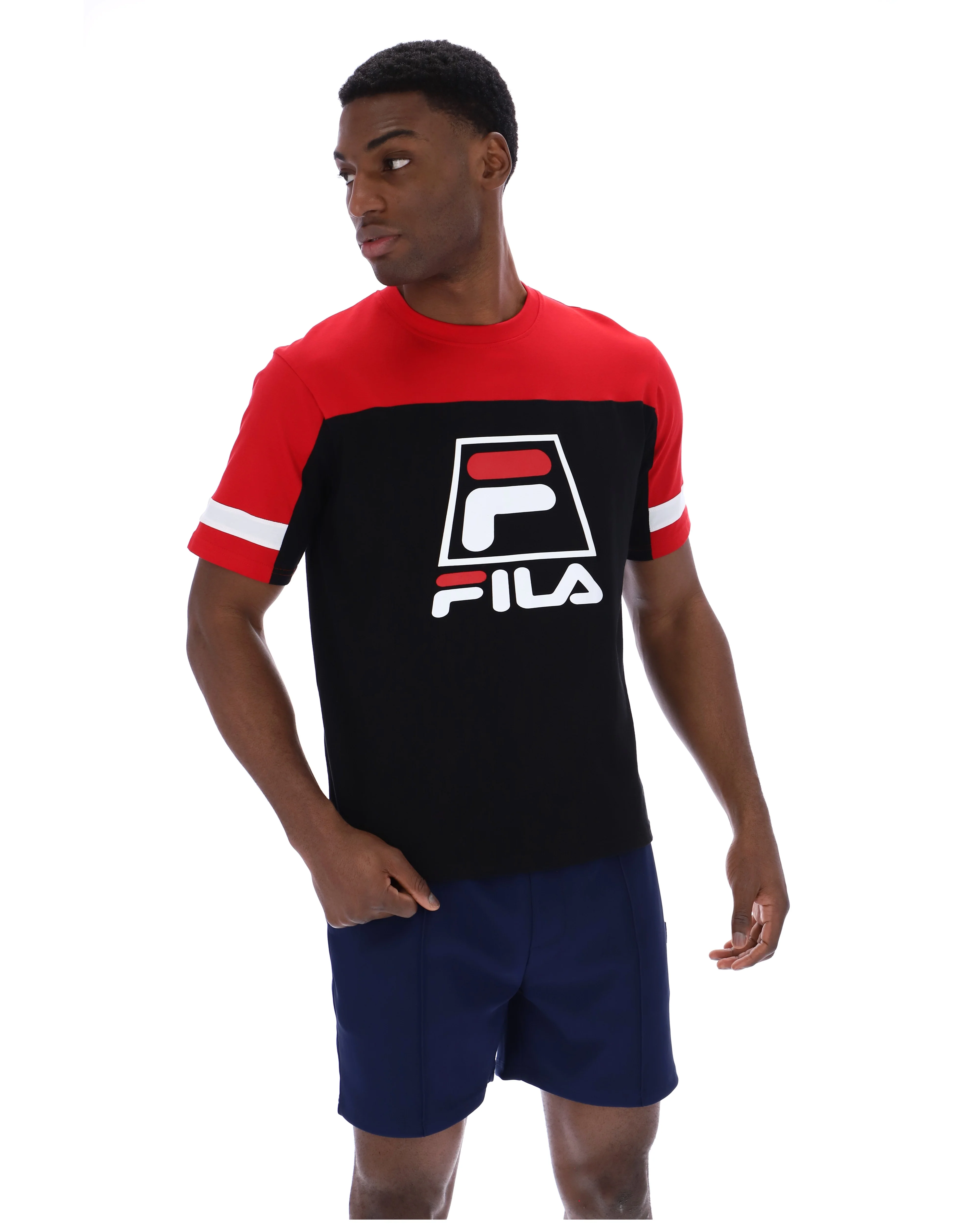 Black Damon Cut and Sew Tee - Image 5