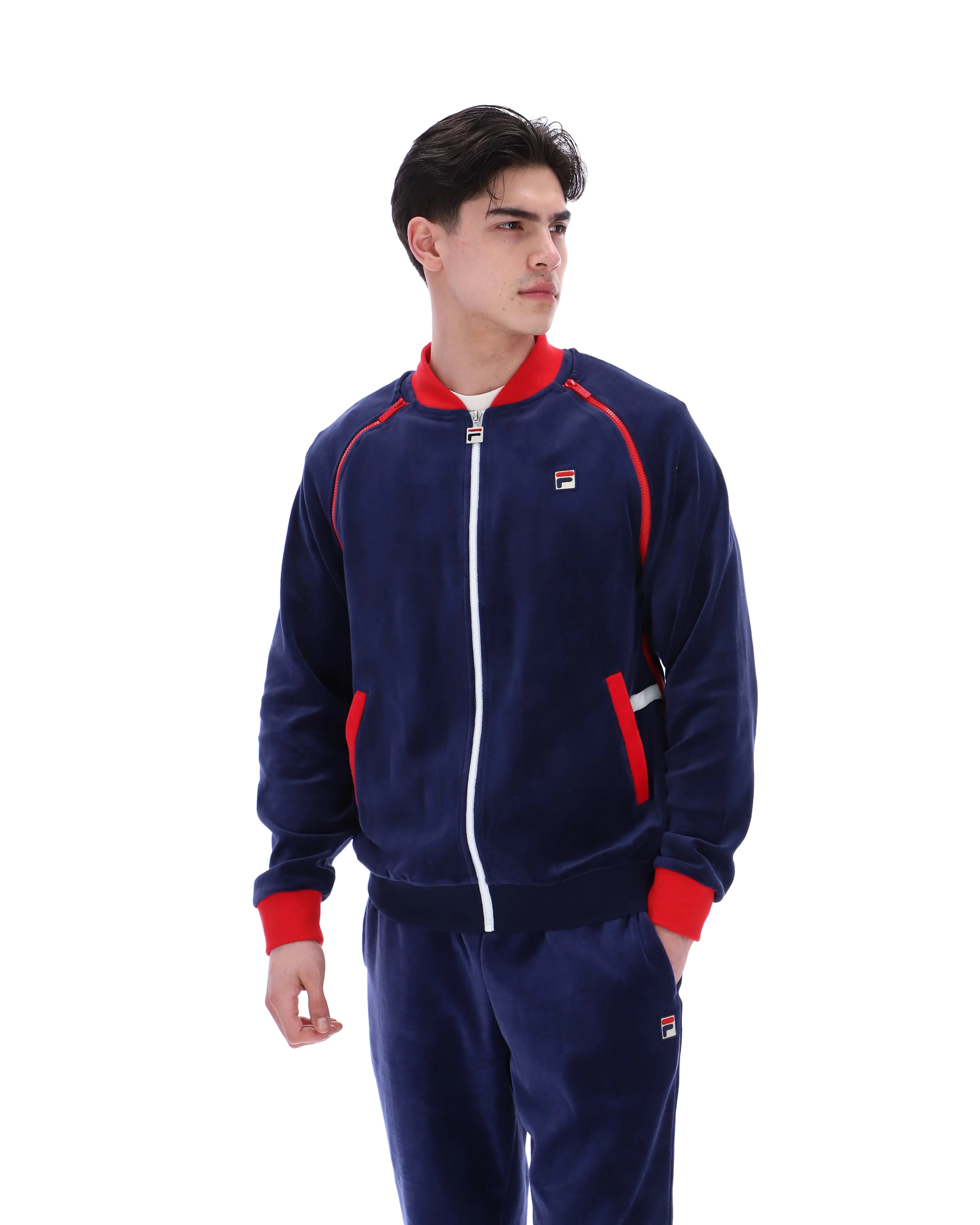 Fila Navy Daniele Archive Versatile Track Top - Image 3