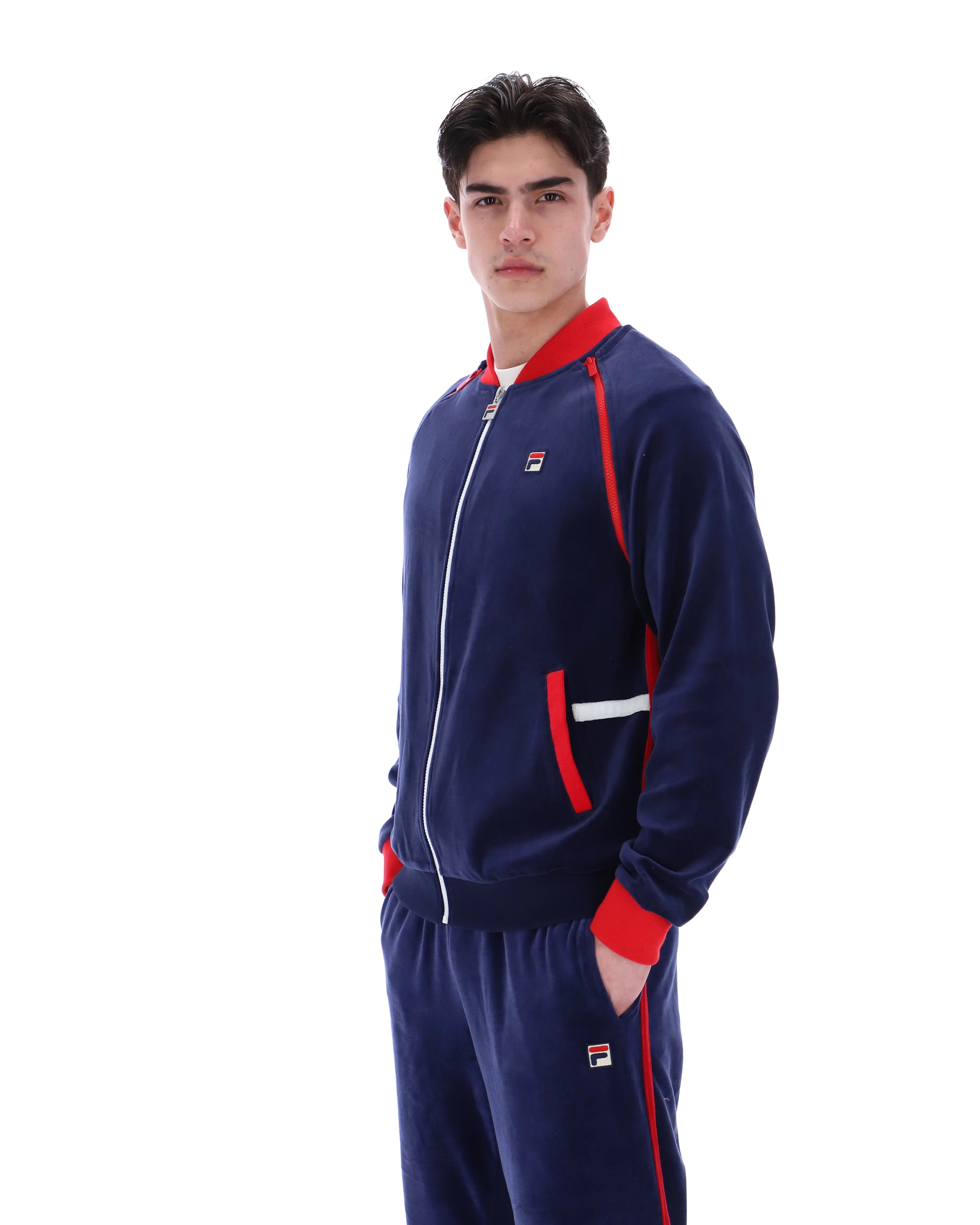 Fila Navy Daniele Archive Versatile Track Top - Image 7