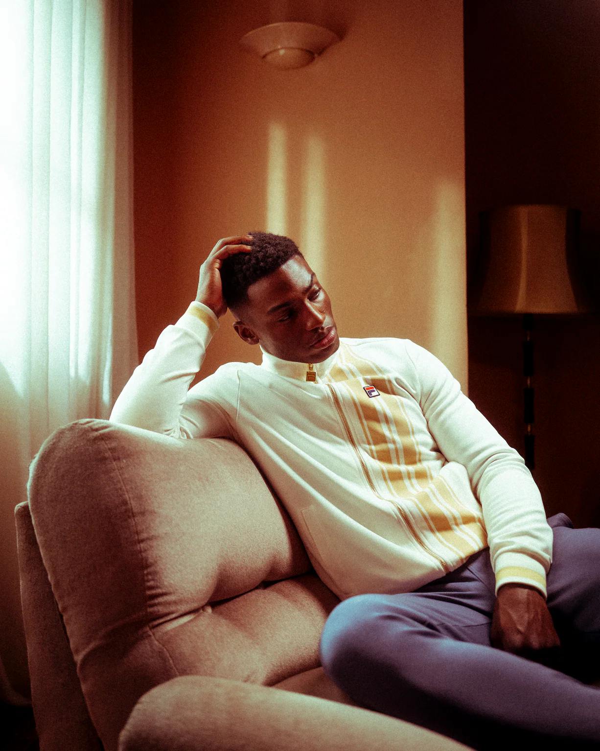 Gardenia Dante Printed Stripe Track Top - Image 2