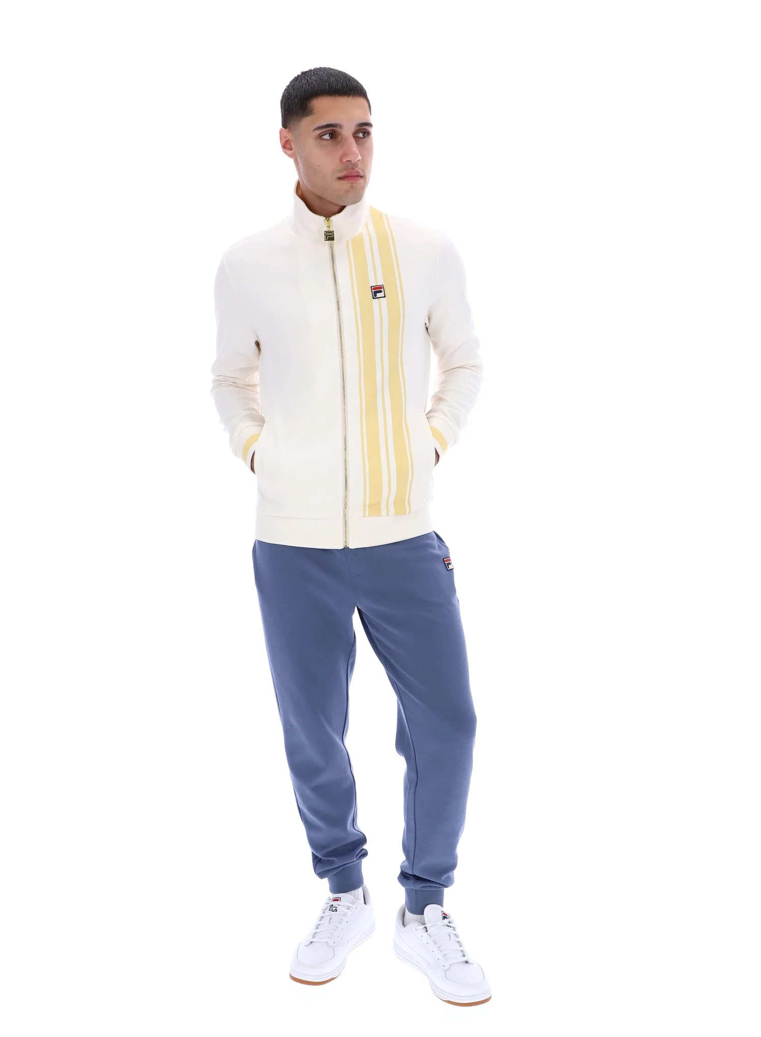 Gardenia Dante Printed Stripe Track Top - Image 4