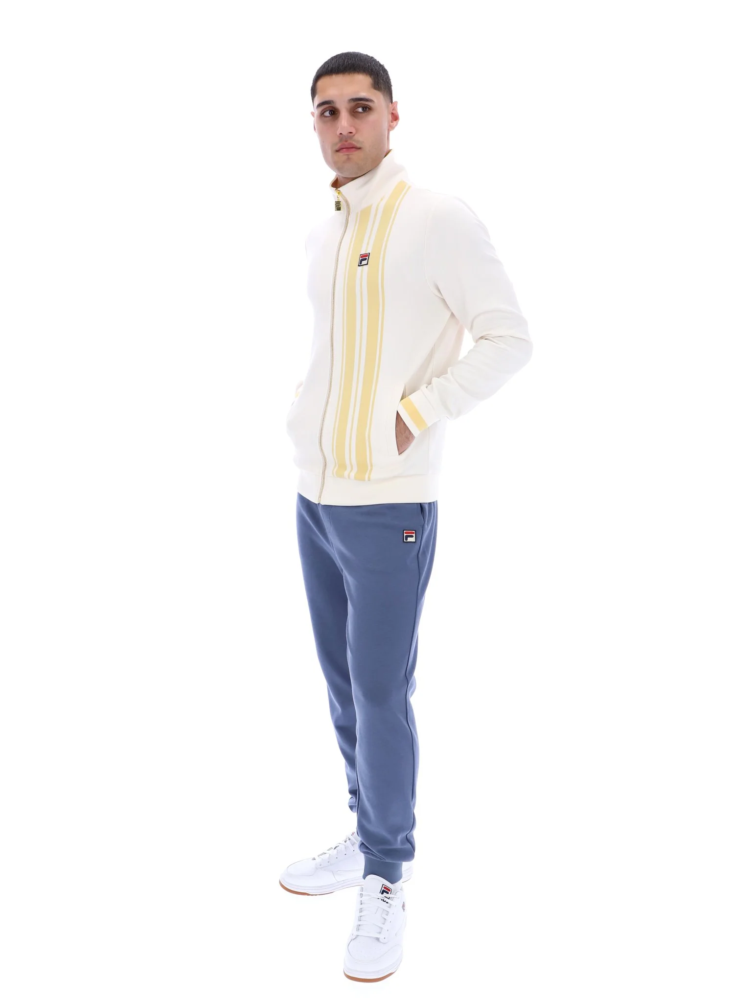 Gardenia Dante Printed Stripe Track Top - Image 5