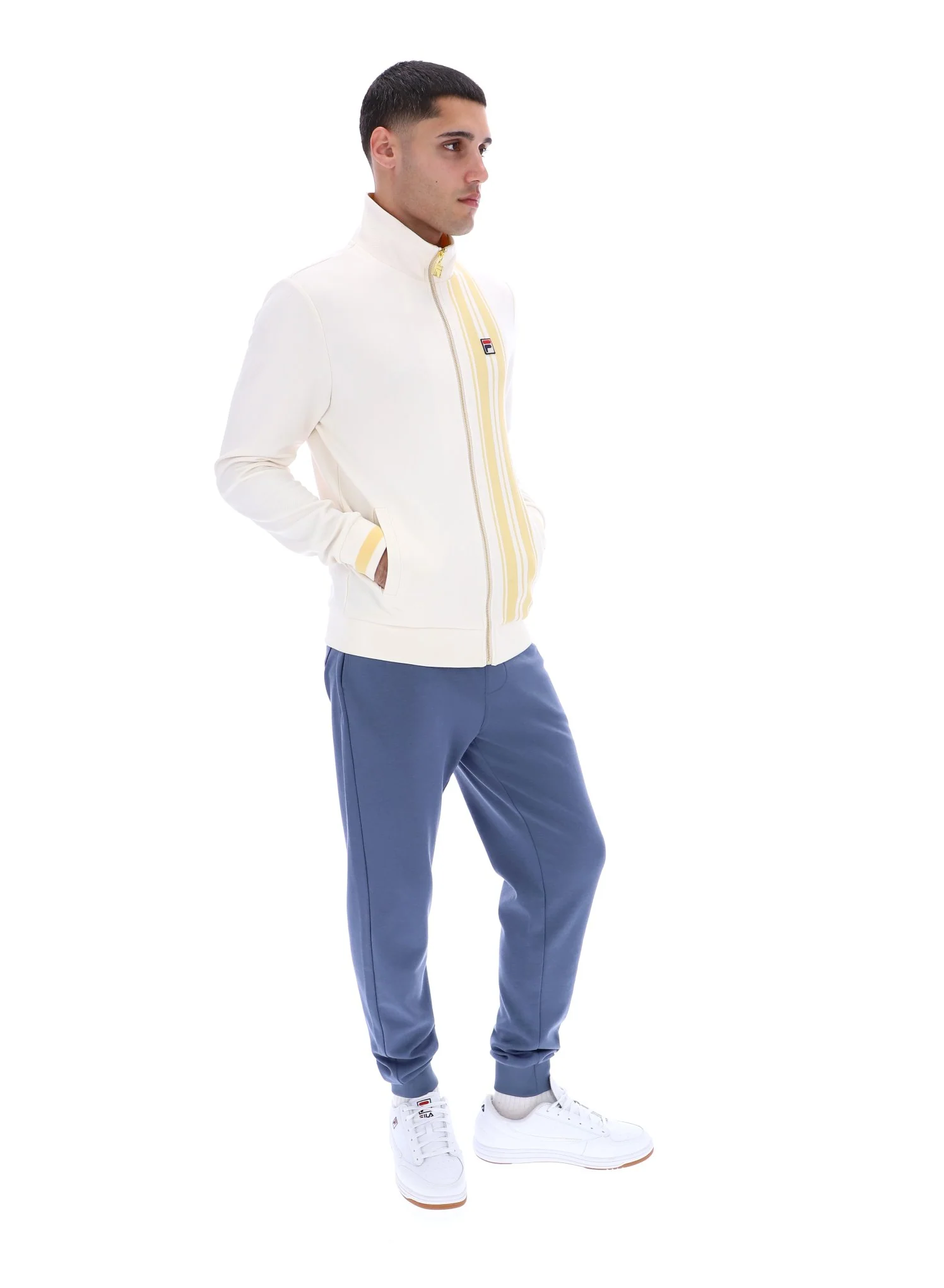 Gardenia Dante Printed Stripe Track Top - Image 6